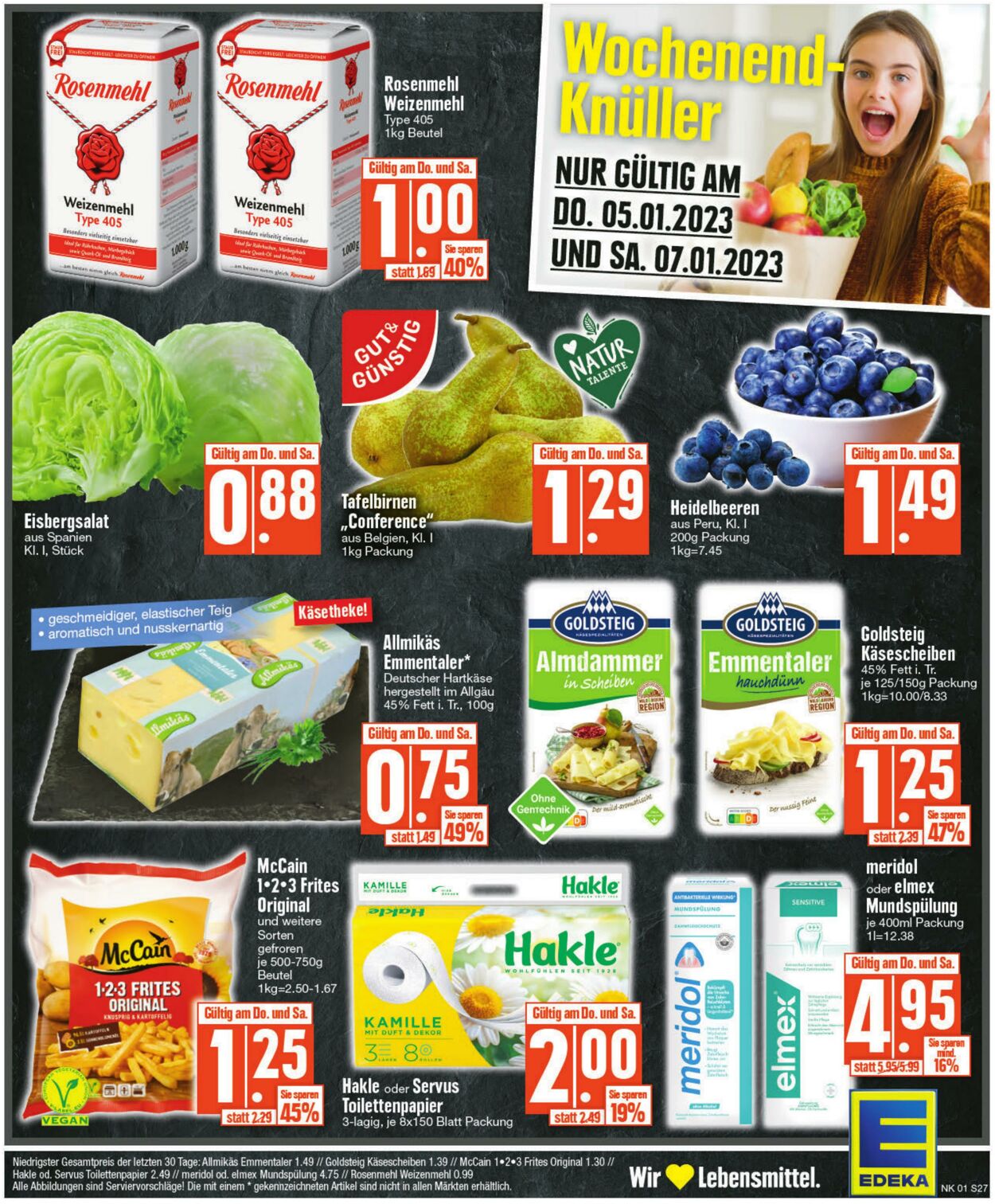 Prospekt Edeka 02.01.2023 - 07.01.2023