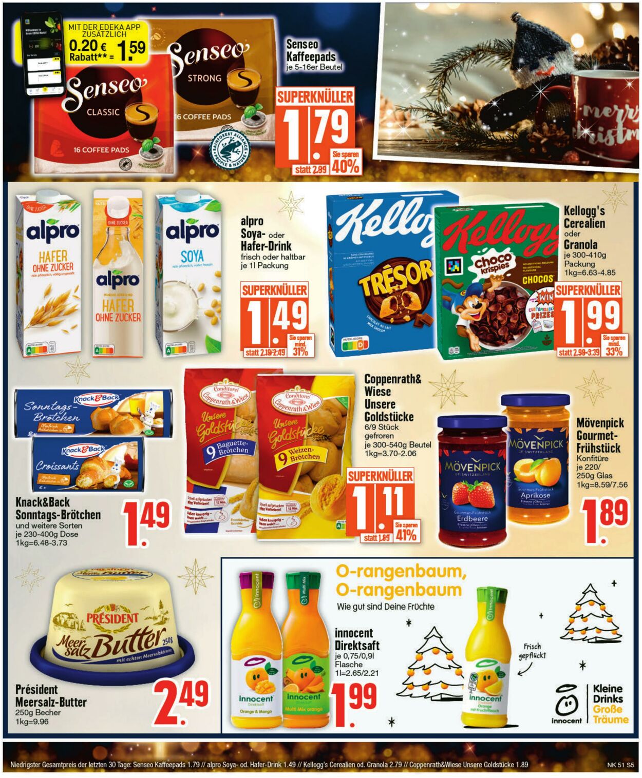 Prospekt Edeka 19.12.2022 - 24.12.2022