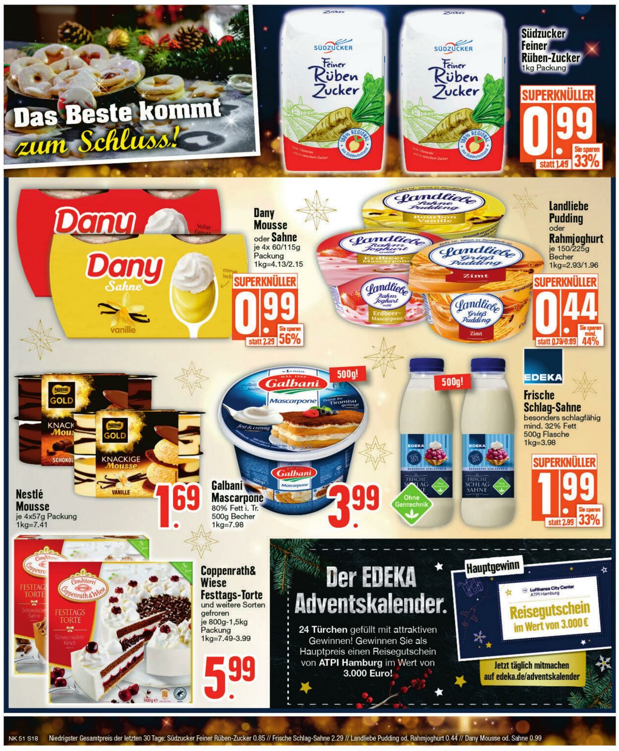 Prospekt Edeka 19.12.2022 - 24.12.2022