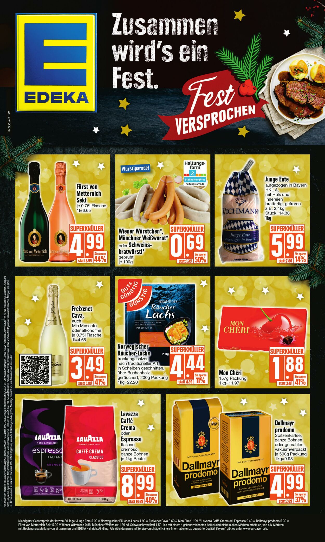 Prospekt Edeka 19.12.2022 - 24.12.2022