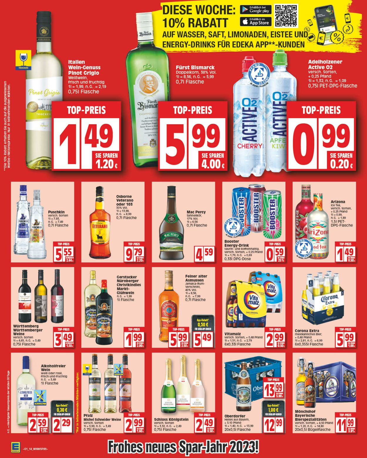 Prospekt Edeka 02.01.2023 - 07.01.2023