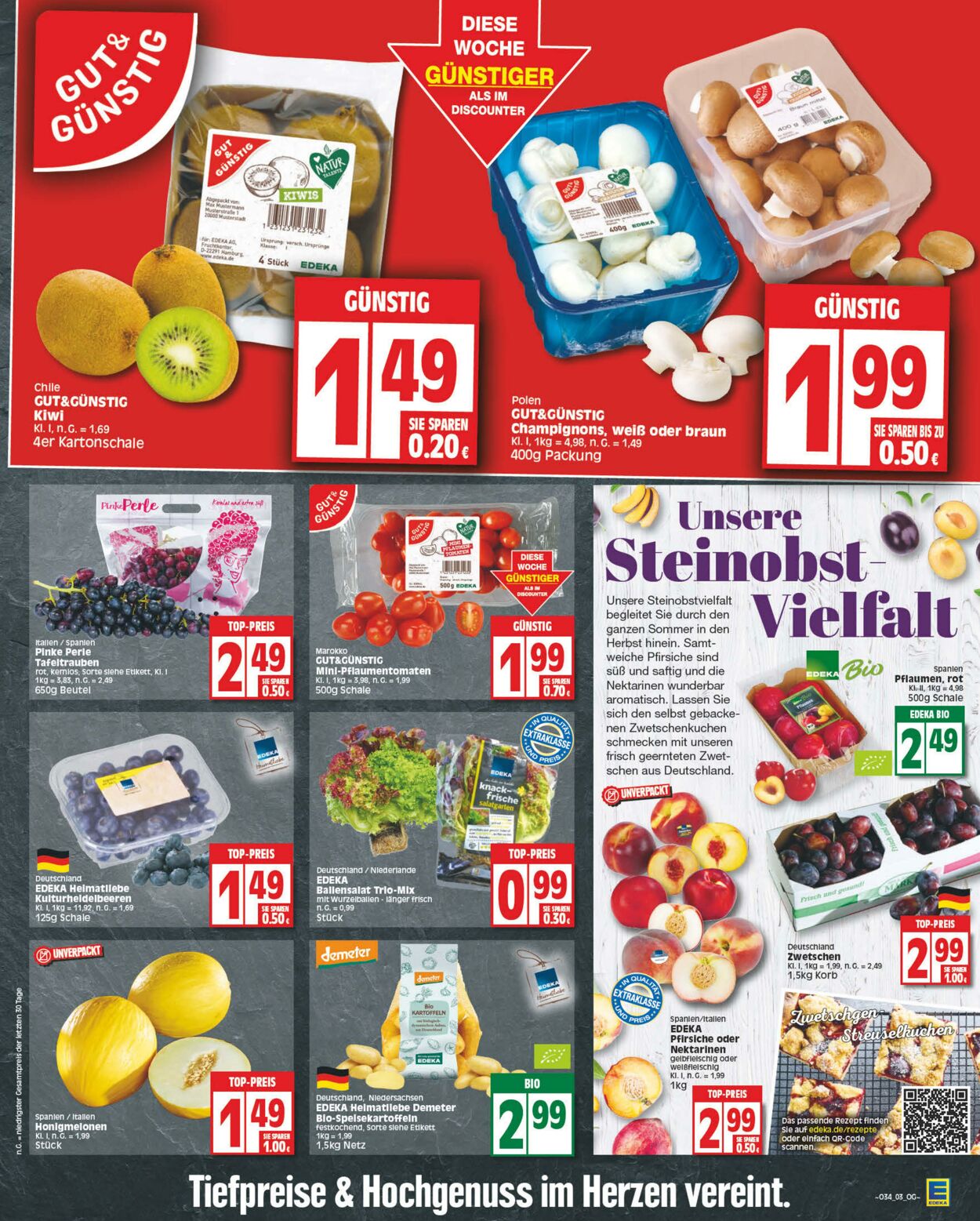 Prospekt Edeka 21.08.2023 - 26.08.2023