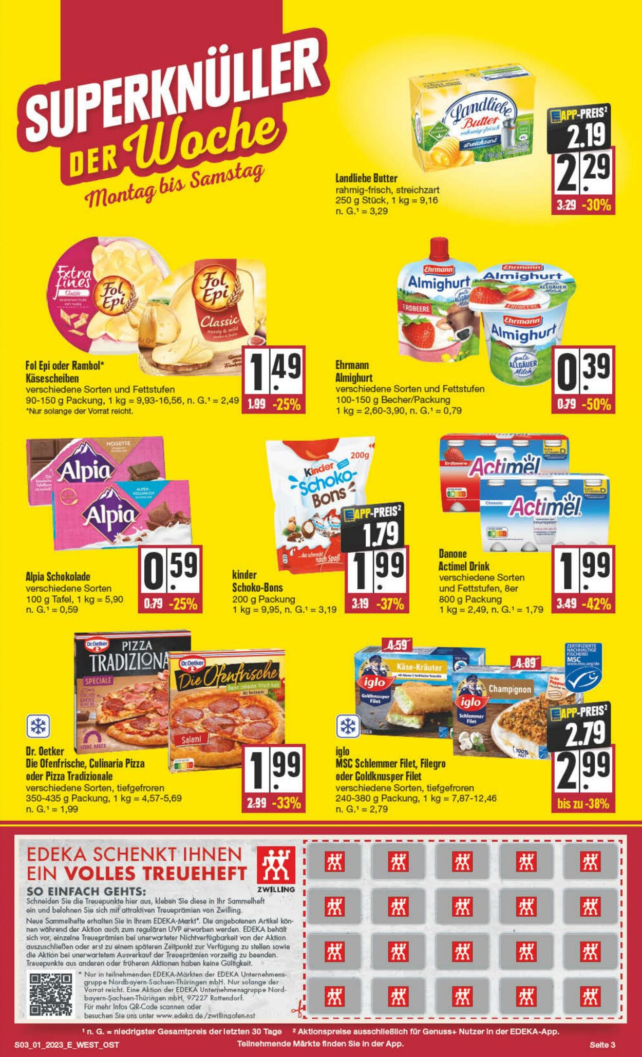 Prospekt Edeka 02.01.2023 - 07.01.2023