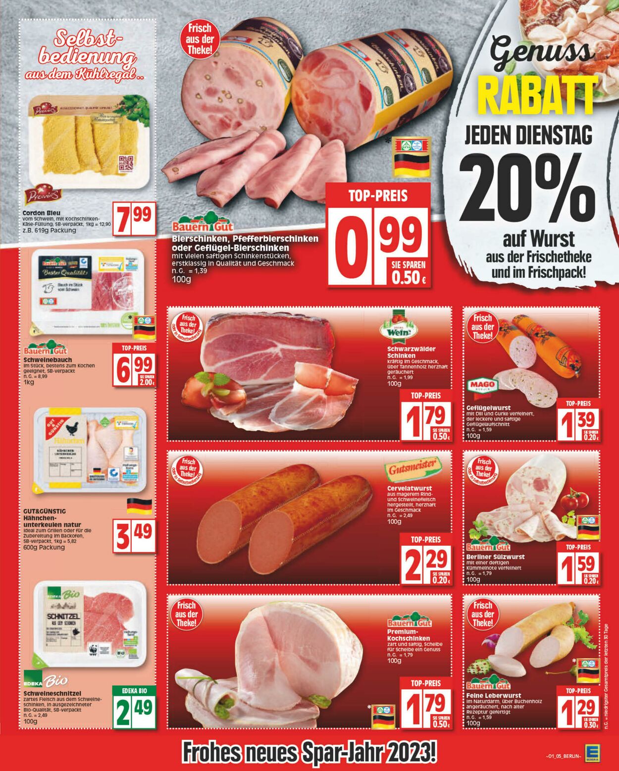 Prospekt Edeka 02.01.2023 - 07.01.2023