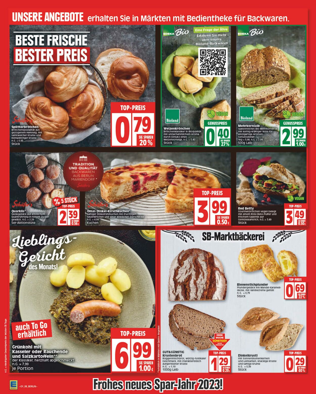 Prospekt Edeka 02.01.2023 - 07.01.2023