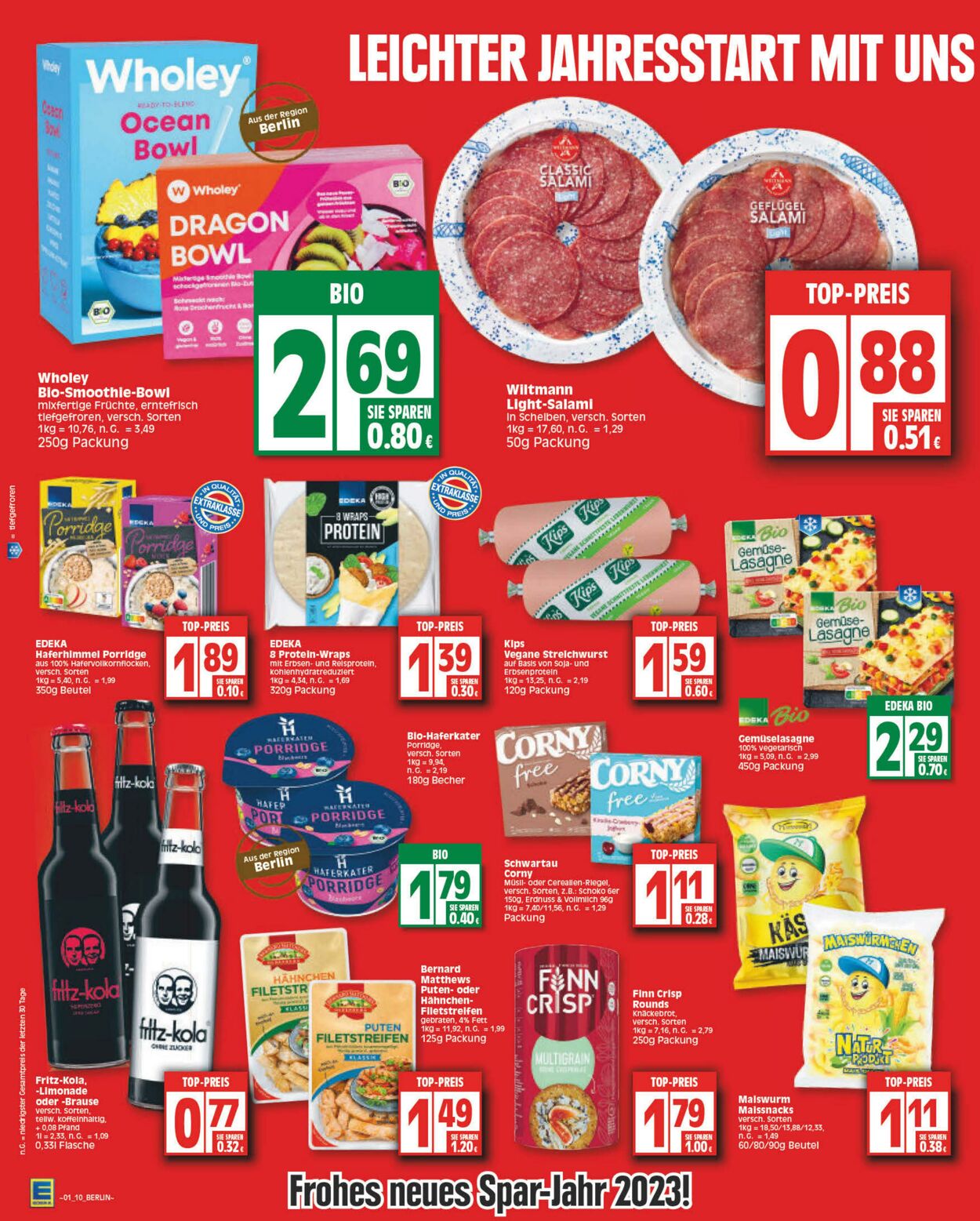 Prospekt Edeka 02.01.2023 - 07.01.2023