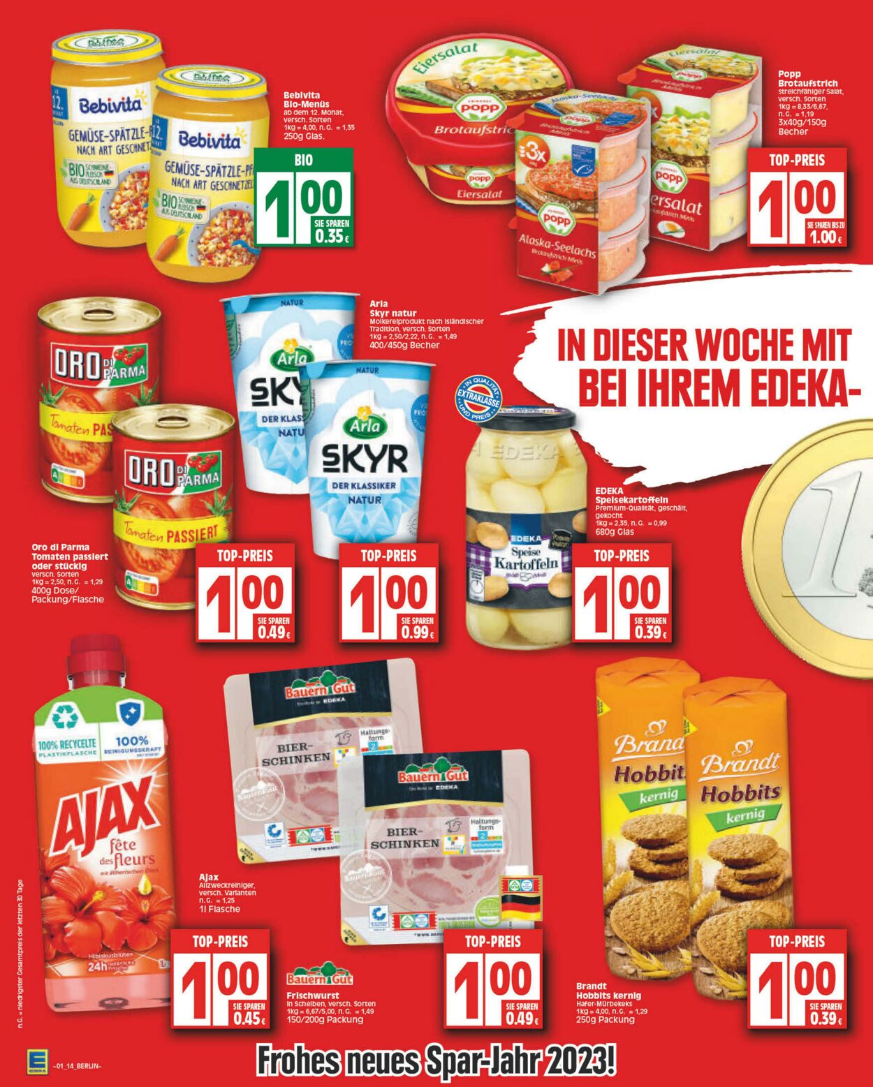 Prospekt Edeka 02.01.2023 - 07.01.2023