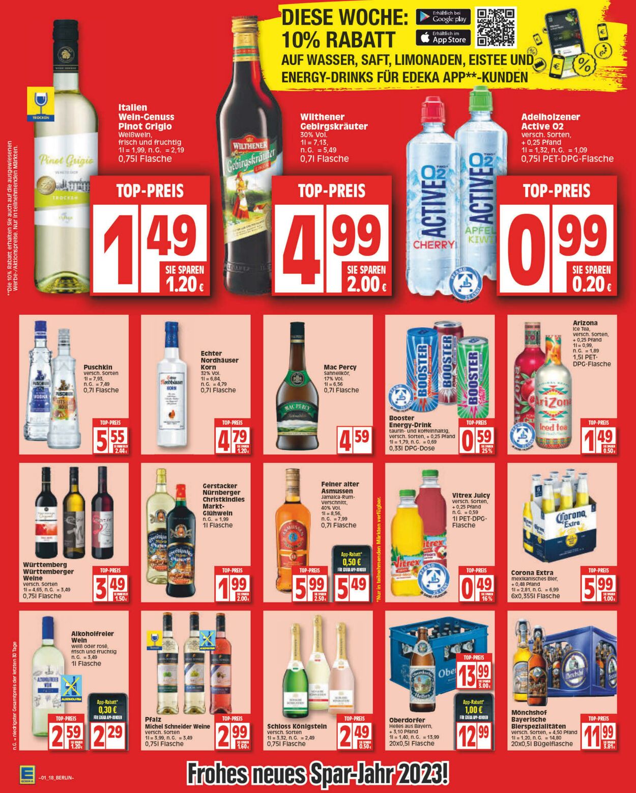 Prospekt Edeka 02.01.2023 - 07.01.2023