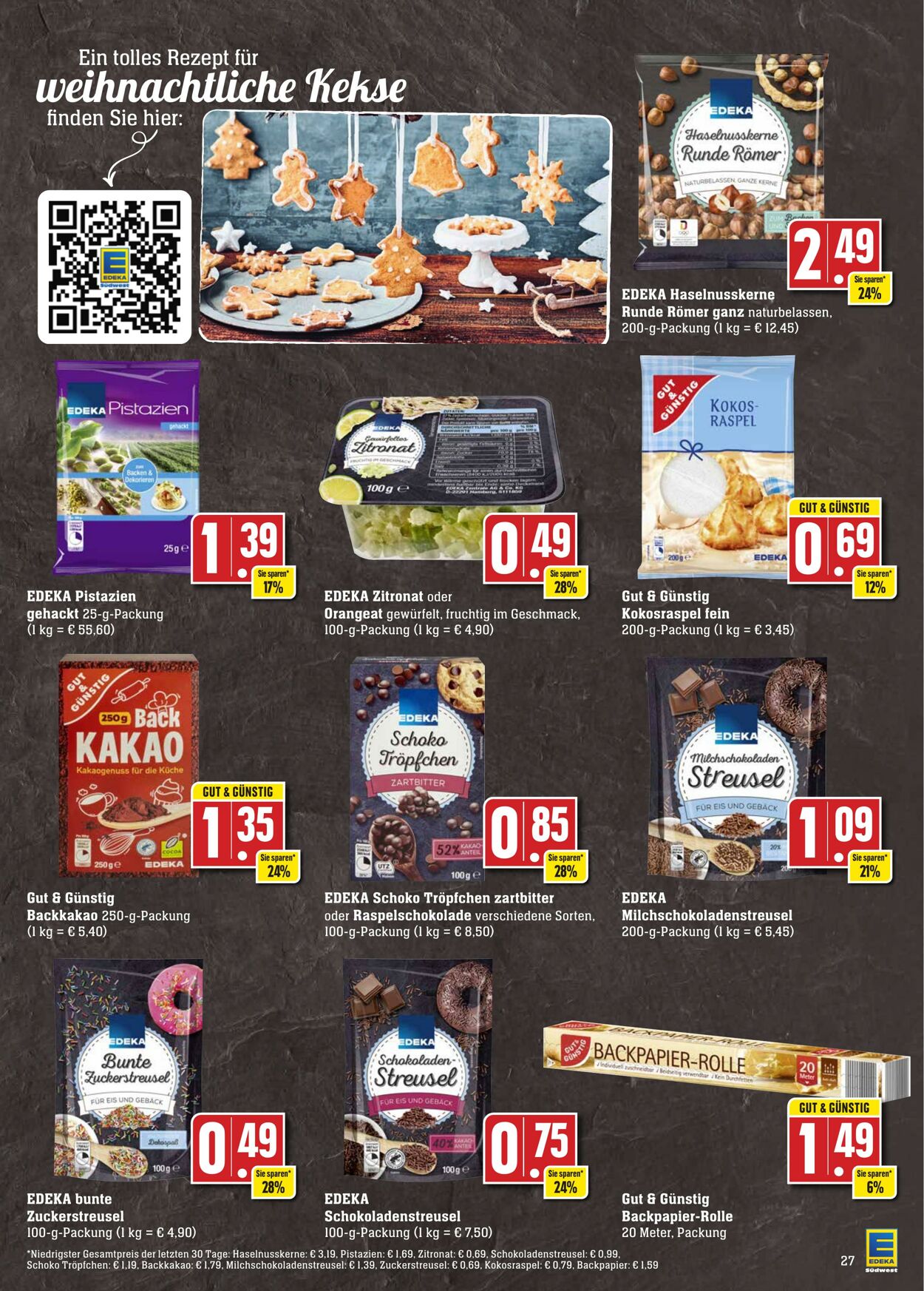 Prospekt Edeka 21.11.2022 - 26.11.2022