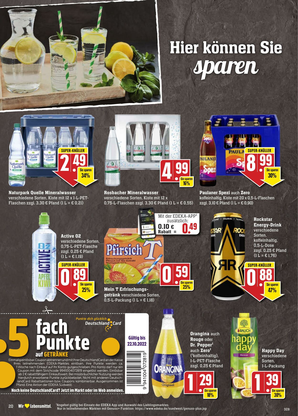 Prospekt Edeka 17.10.2022 - 22.10.2022