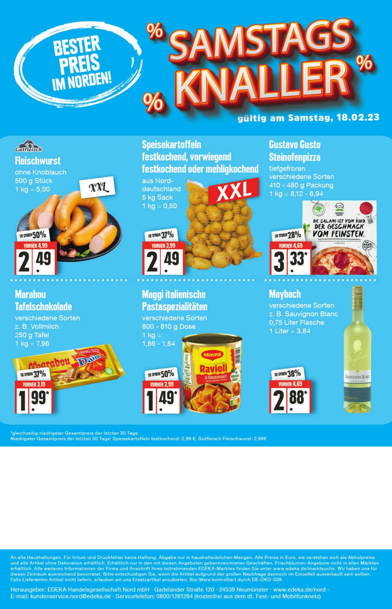 Prospekt Edeka 13.02.2023 - 18.02.2023