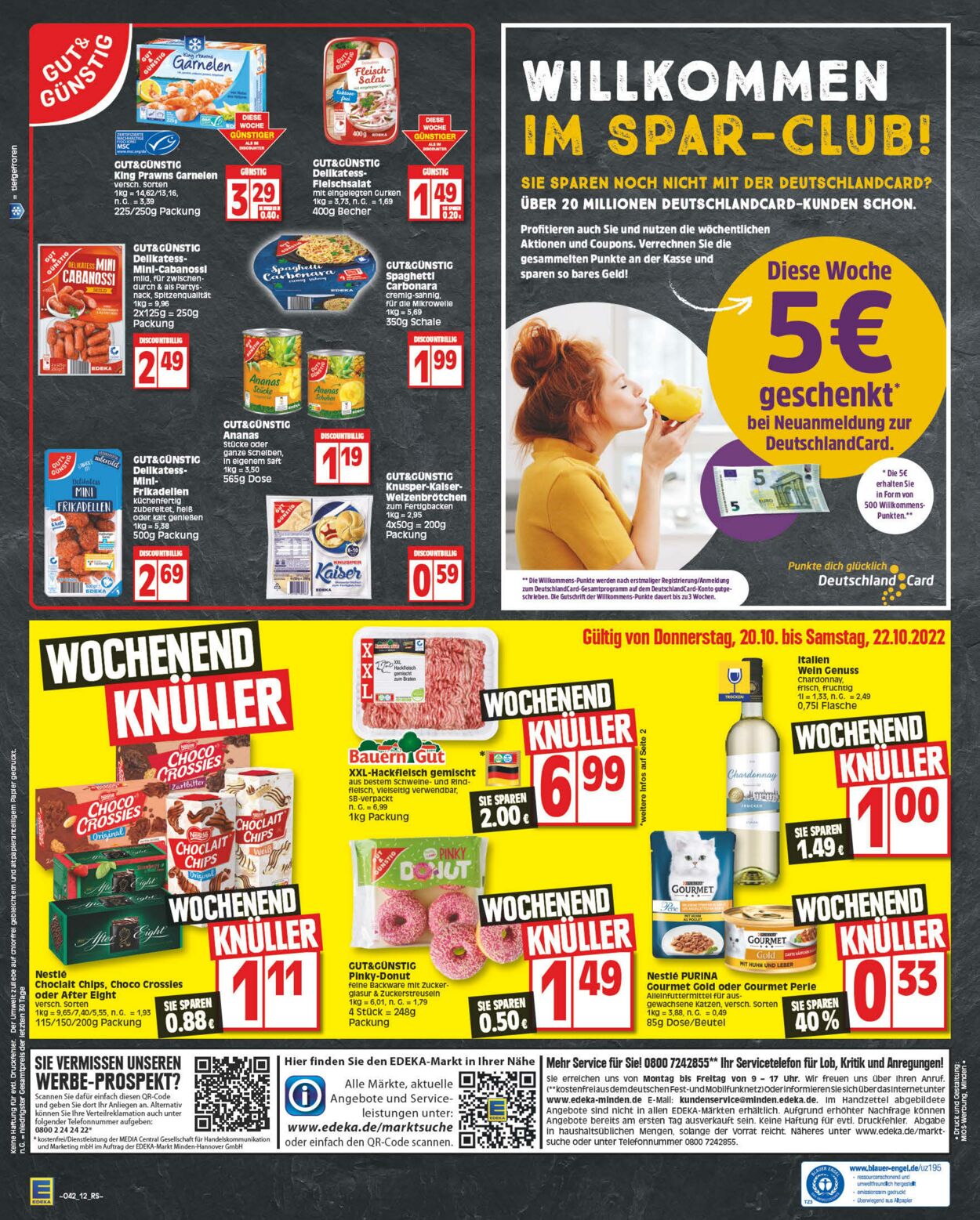 Prospekt Edeka 17.10.2022 - 22.10.2022