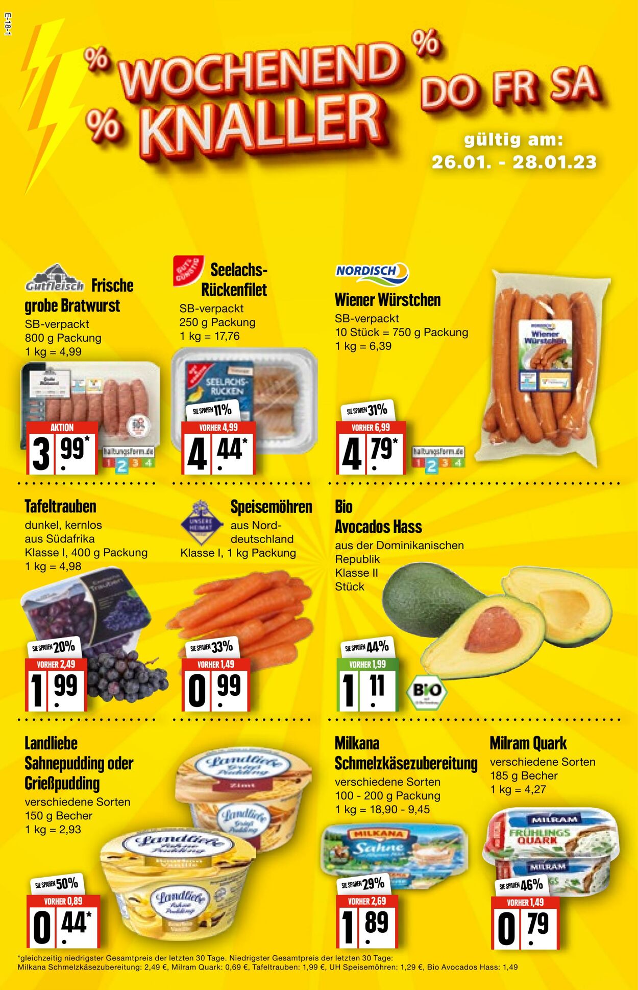 Prospekt Edeka 23.01.2023 - 28.01.2023