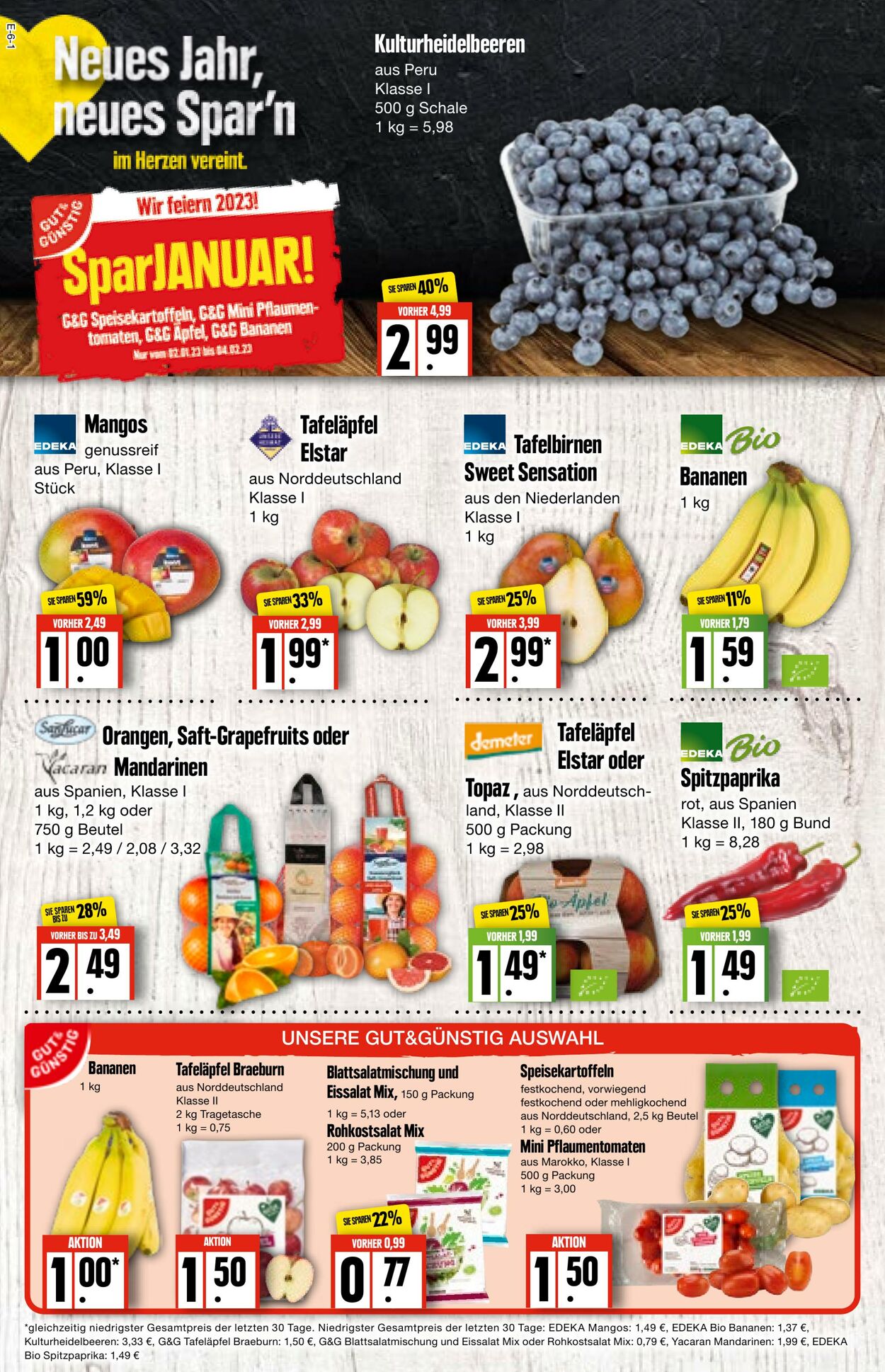 Prospekt Edeka 23.01.2023 - 28.01.2023