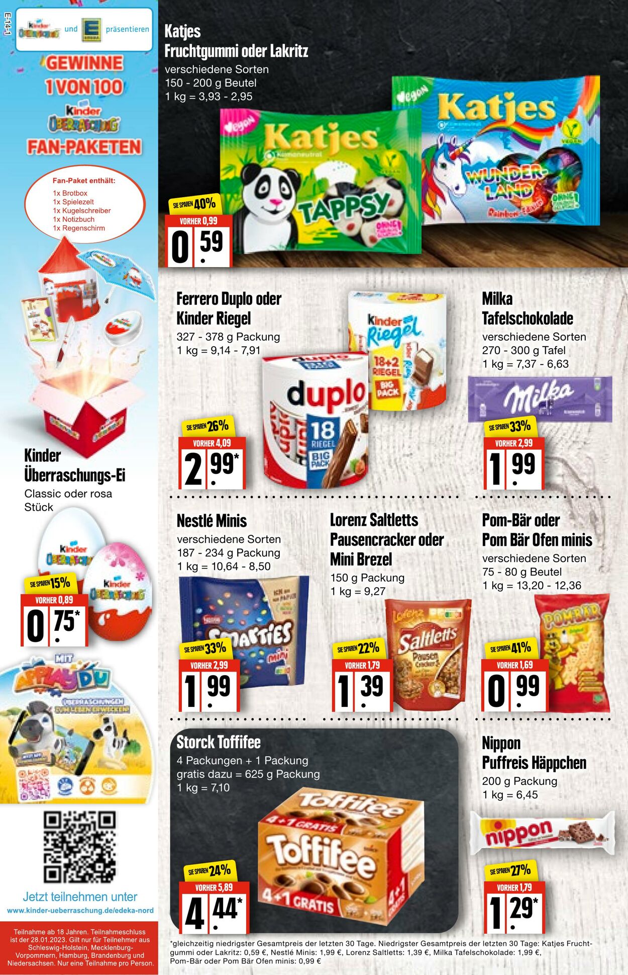 Prospekt Edeka 23.01.2023 - 28.01.2023