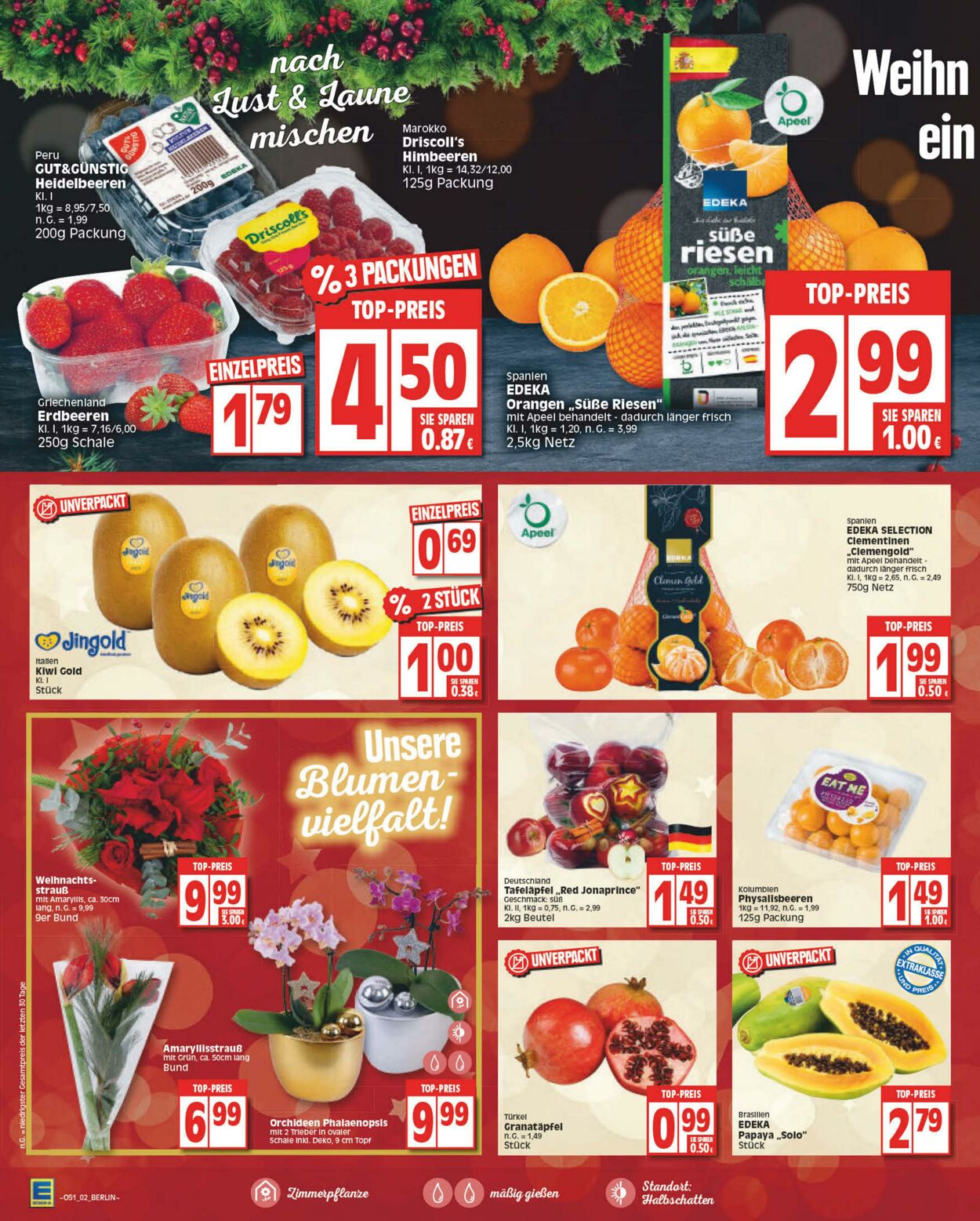 Prospekt Edeka 19.12.2022 - 24.12.2022