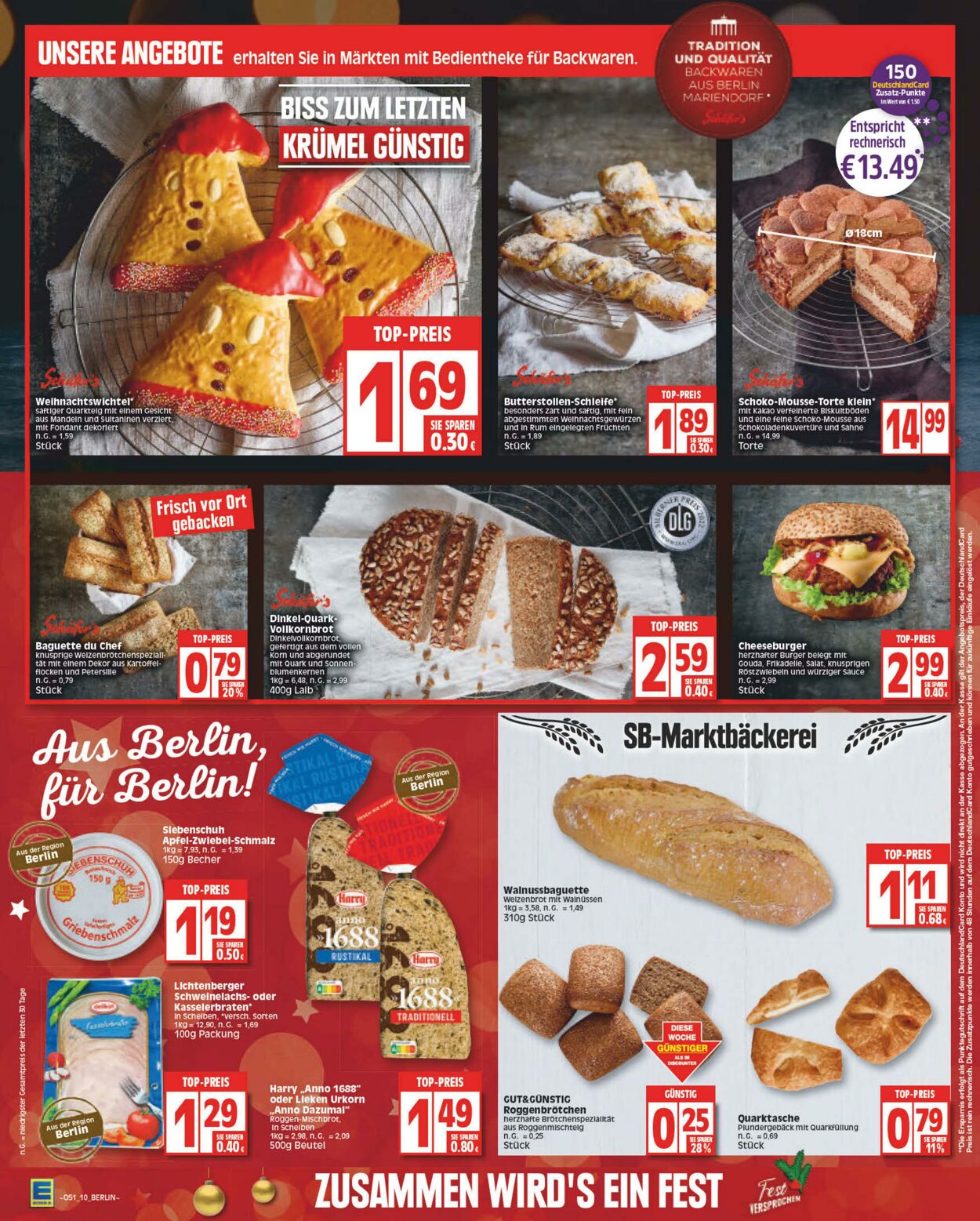 Prospekt Edeka 19.12.2022 - 24.12.2022