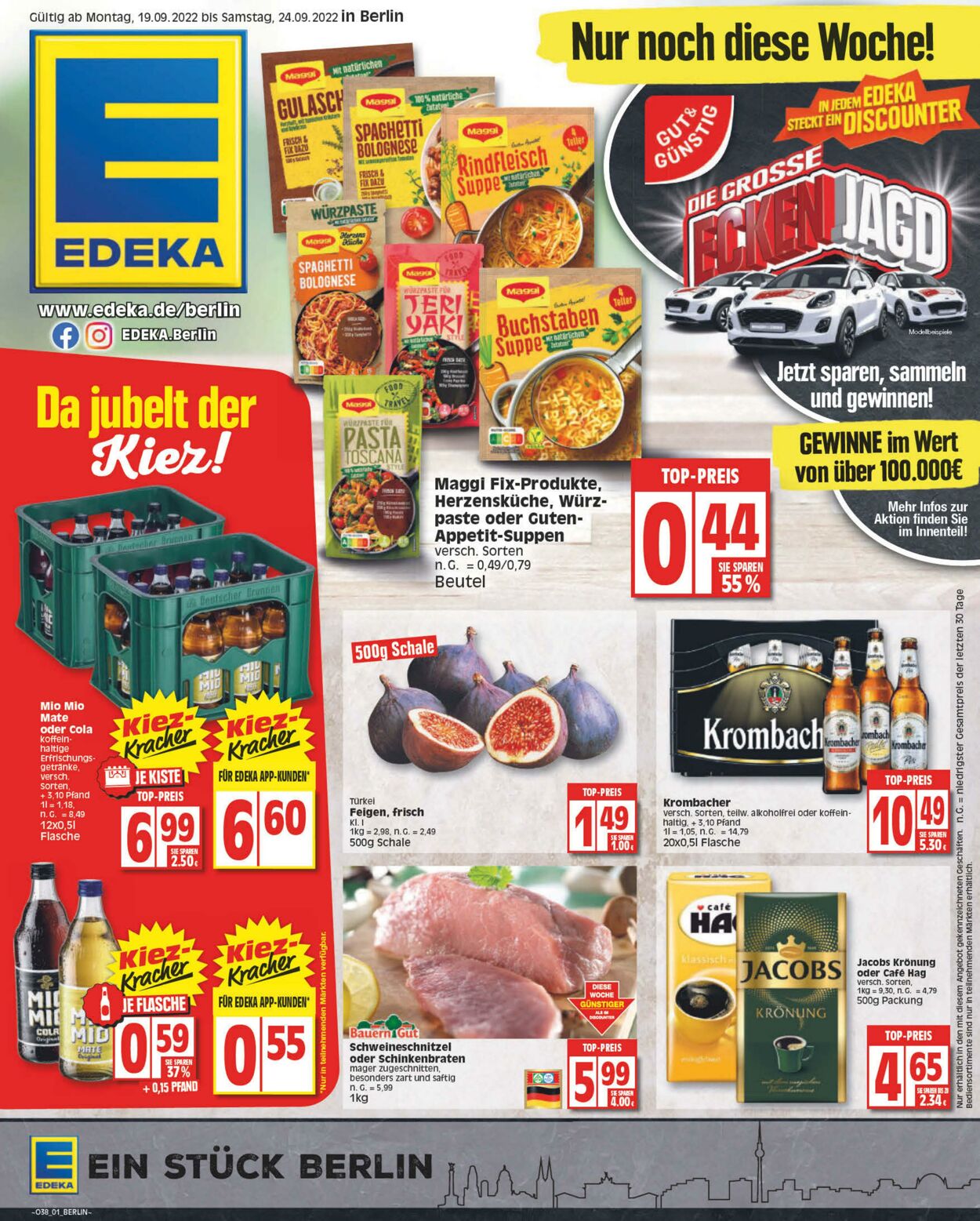 Prospekt Edeka 19.09.2022 - 24.09.2022