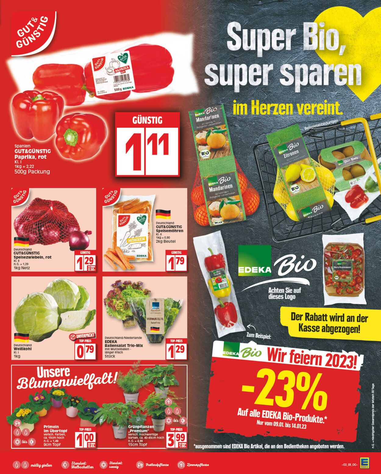 Prospekt Edeka 09.01.2023 - 14.01.2023