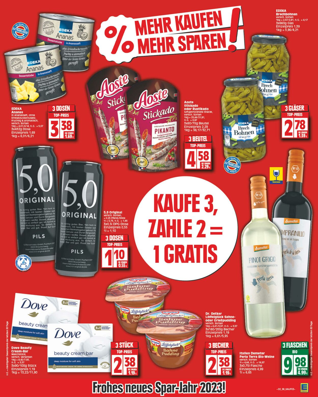 Prospekt Edeka 09.01.2023 - 14.01.2023