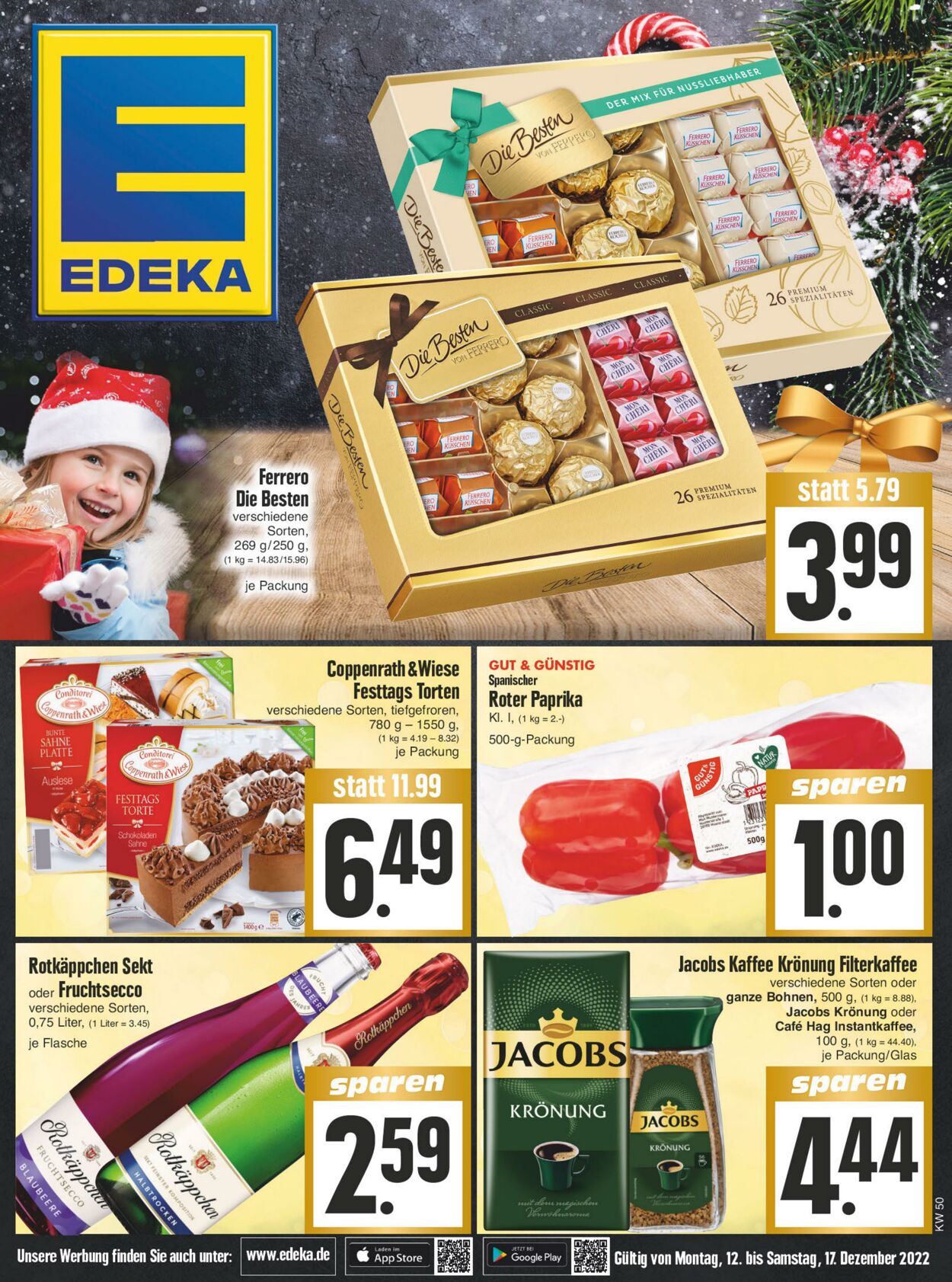 Prospekt Edeka 12.12.2022 - 17.12.2022