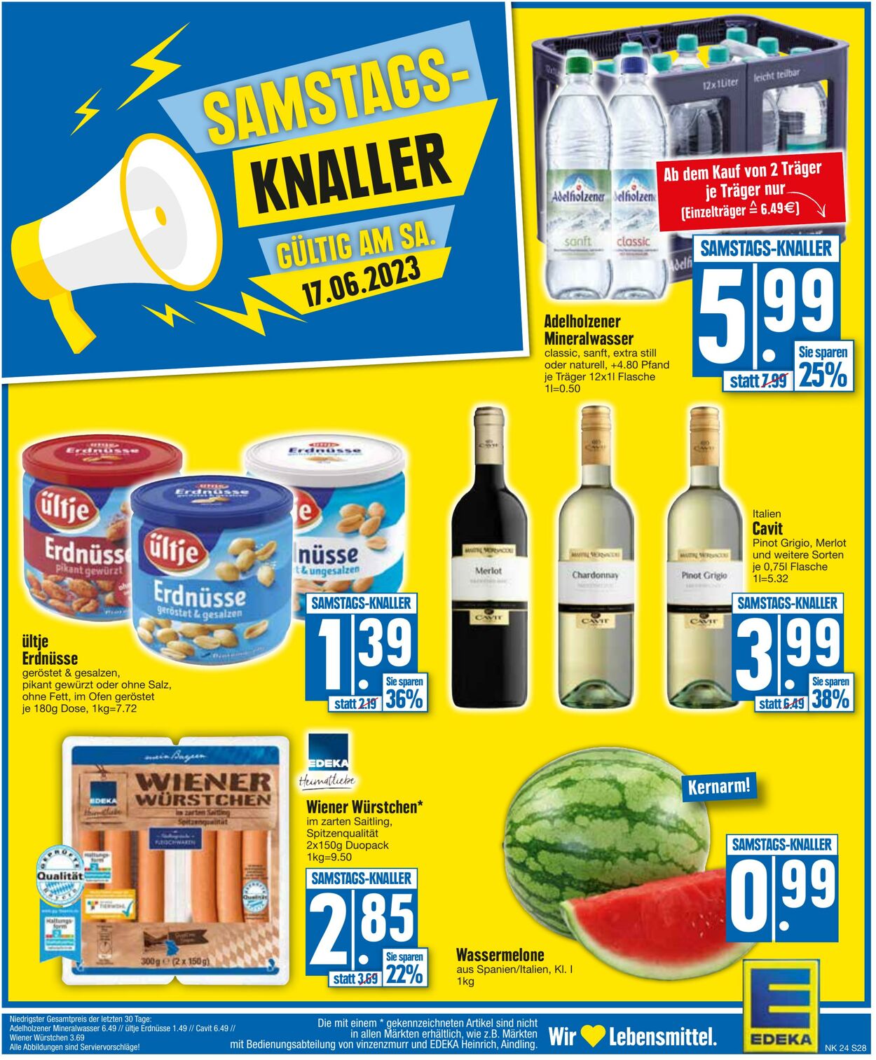 Prospekt Edeka 12.06.2023 - 17.06.2023