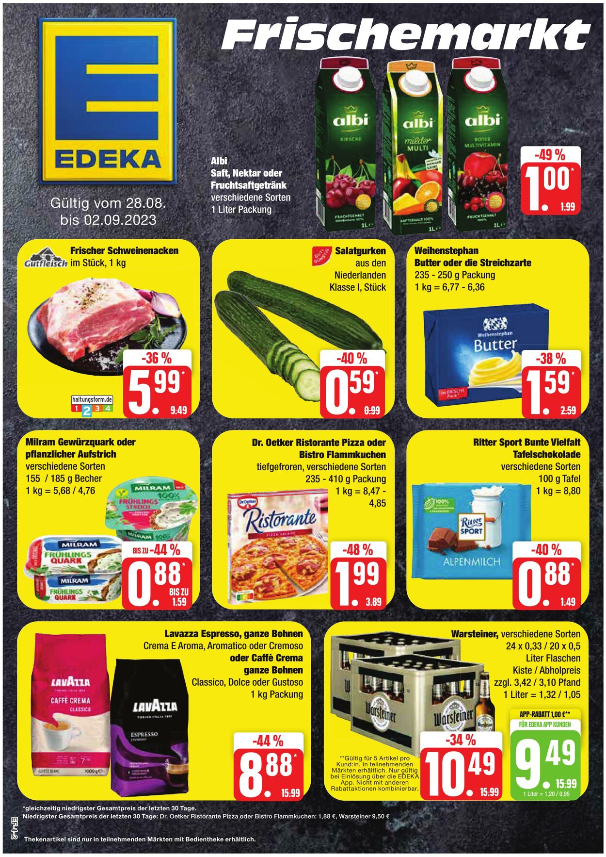 Prospekt Edeka 28.08.2023 - 02.09.2023