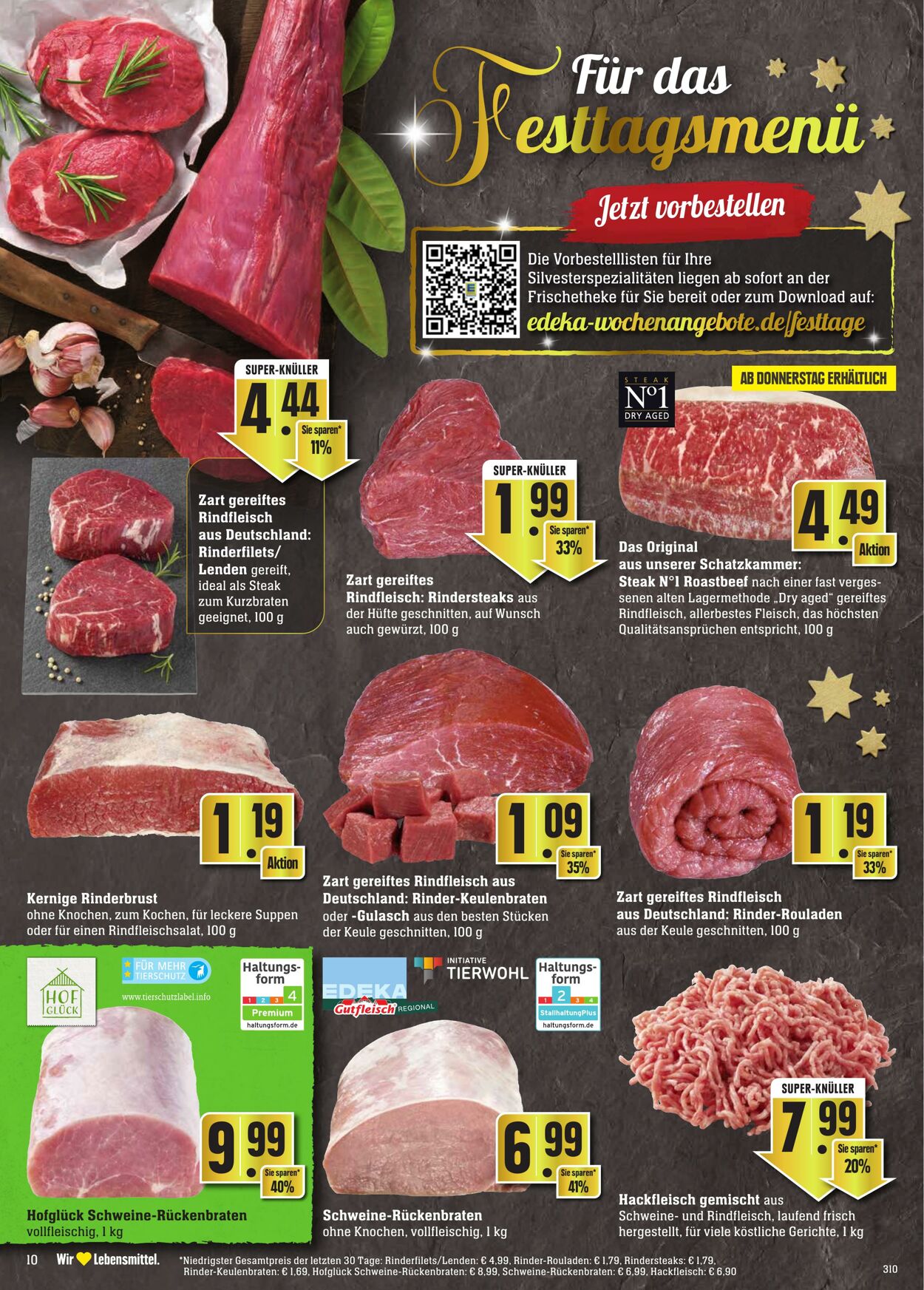 Prospekt Edeka 19.12.2022 - 24.12.2022