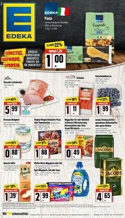 Prospekt Edeka 19.09.2022 - 24.09.2022