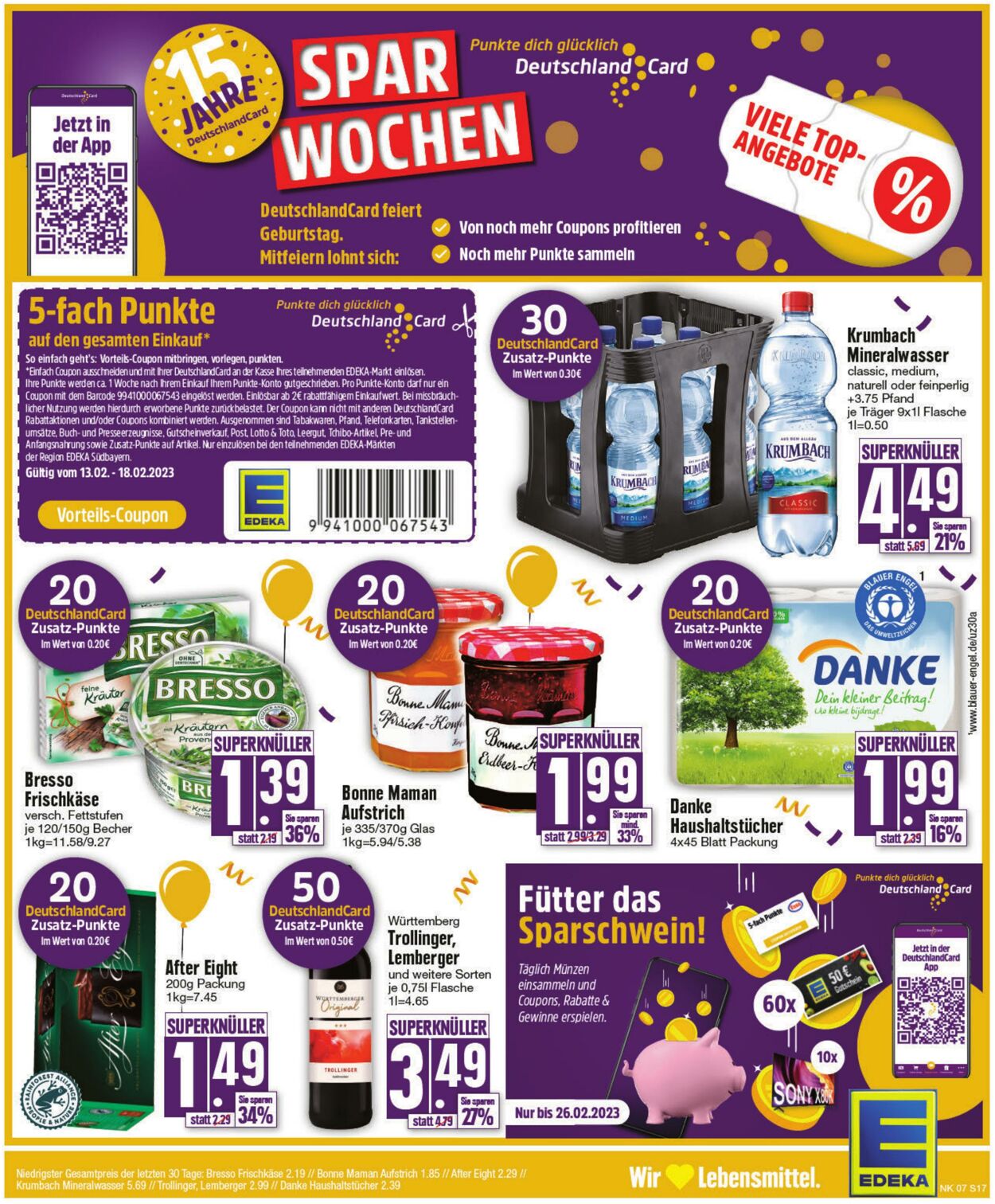 Prospekt Edeka 13.02.2023 - 18.02.2023