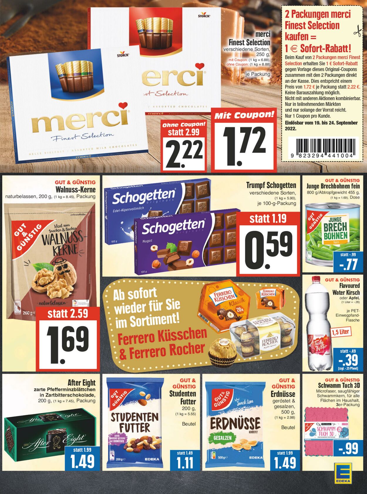 Prospekt Edeka 19.09.2022 - 24.09.2022