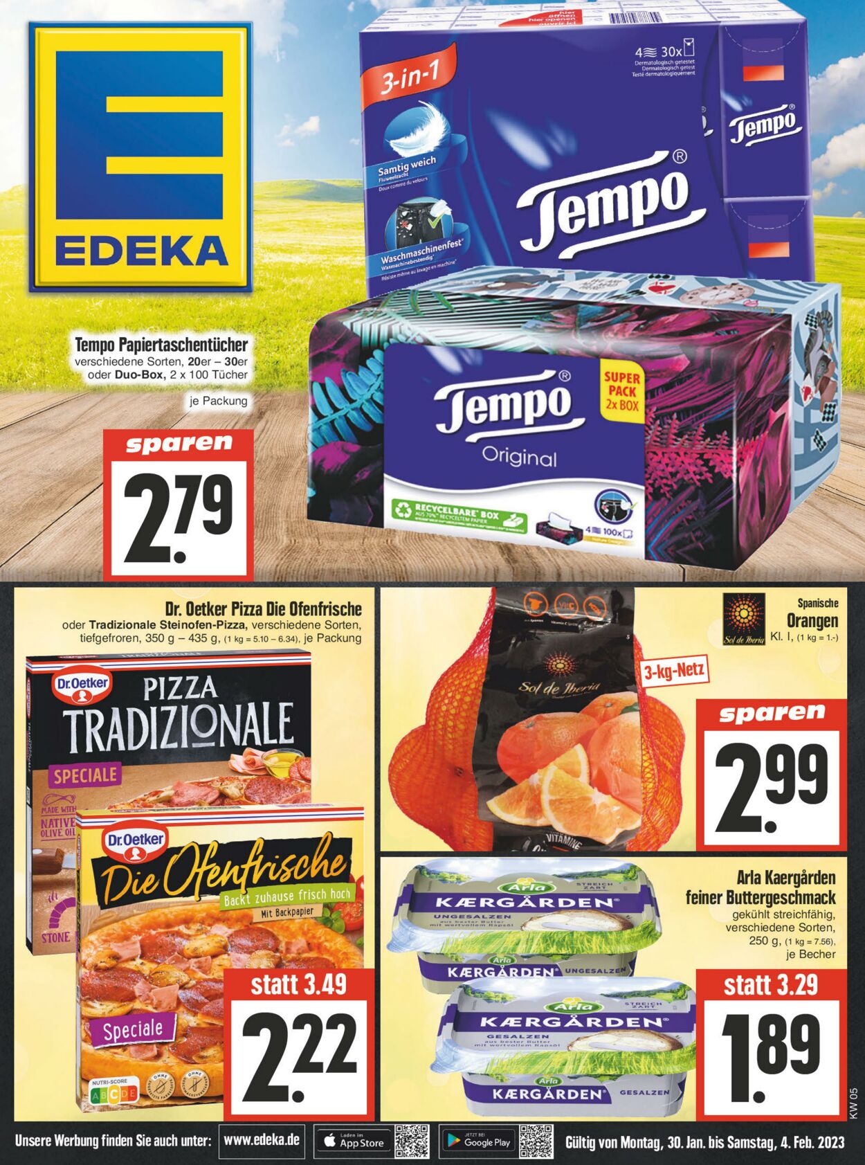 Prospekt Edeka 30.01.2023 - 04.02.2023