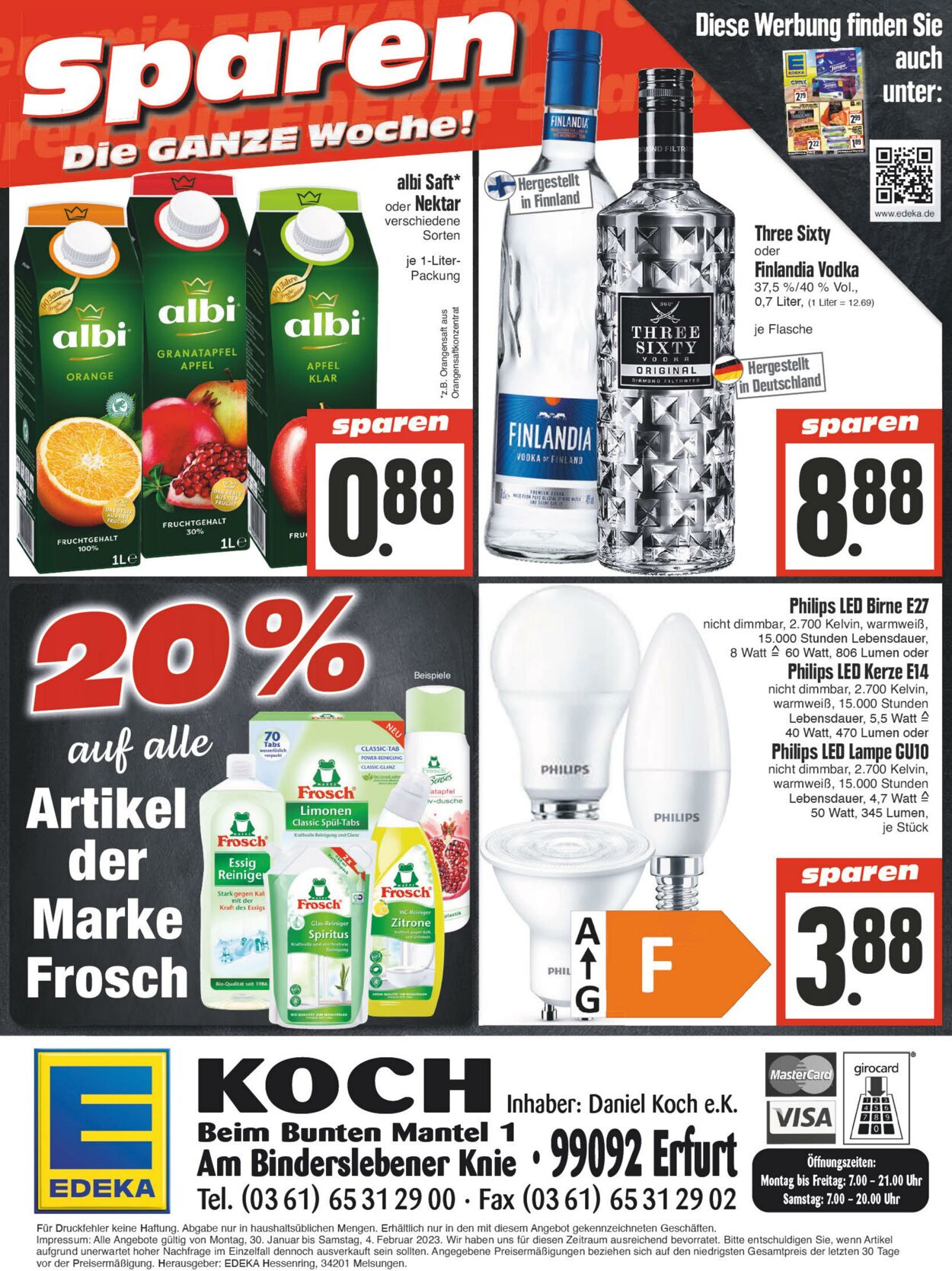 Prospekt Edeka 30.01.2023 - 04.02.2023