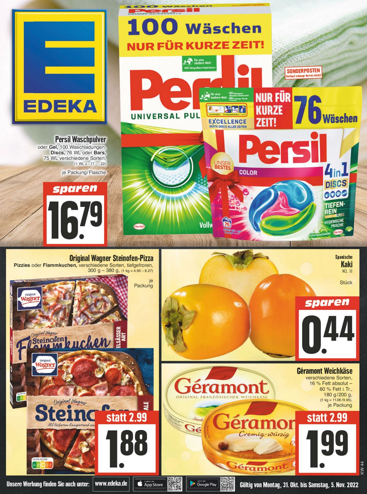 Prospekt Edeka 31.10.2022 - 05.11.2022