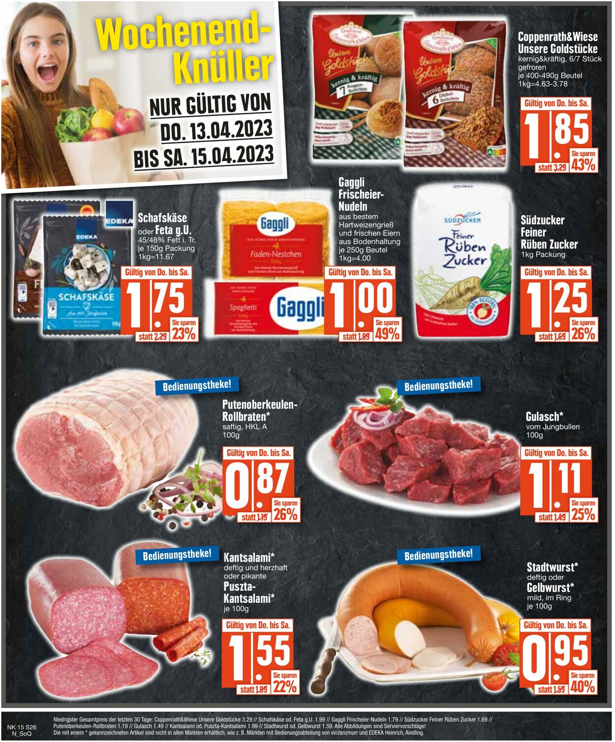 Prospekt Edeka 10.04.2023 - 15.04.2023