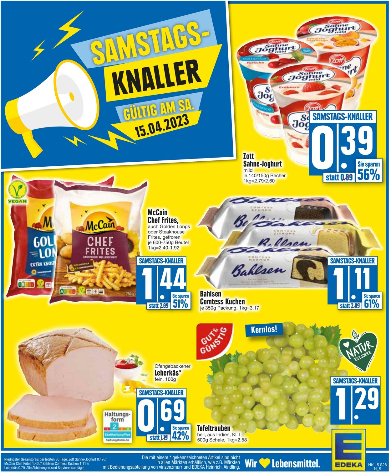 Prospekt Edeka 10.04.2023 - 15.04.2023