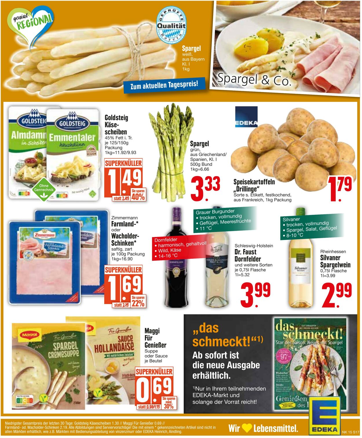 Prospekt Edeka 10.04.2023 - 15.04.2023