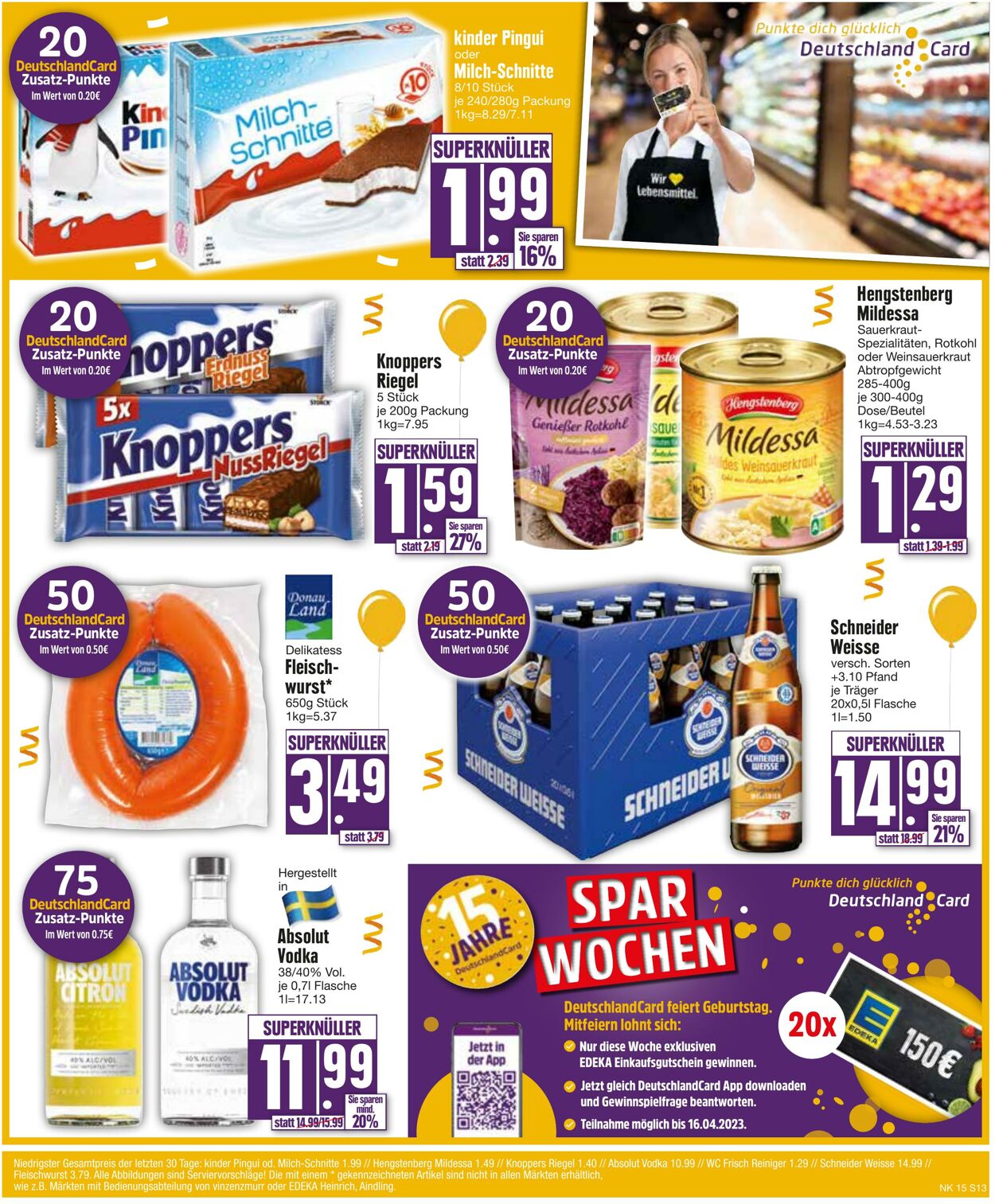 Prospekt Edeka 10.04.2023 - 15.04.2023