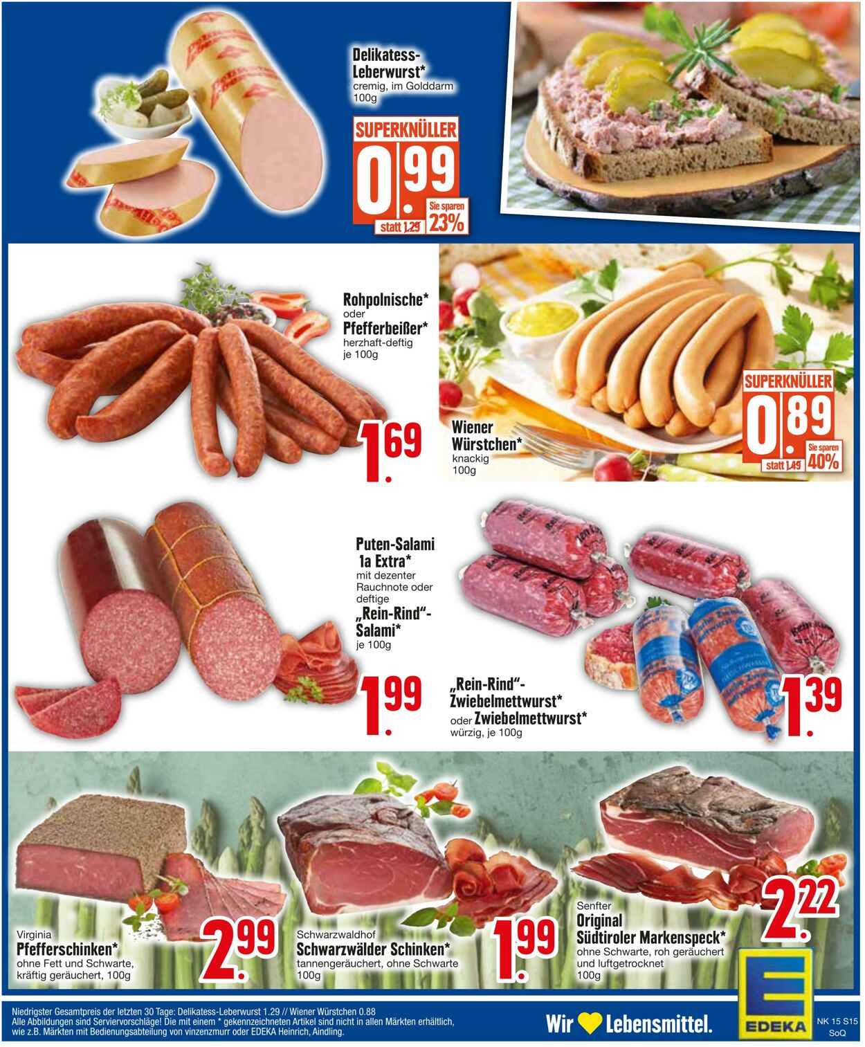 Prospekt Edeka 10.04.2023 - 15.04.2023