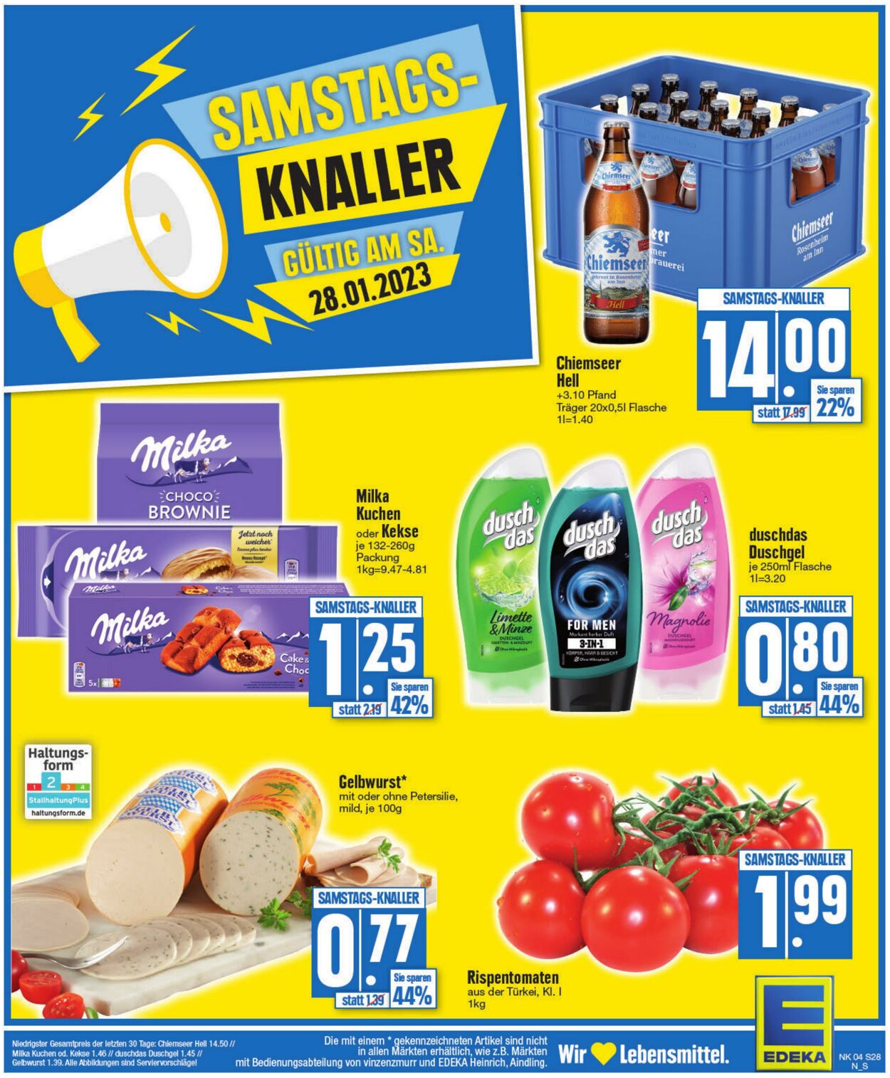 Prospekt Edeka 23.01.2023 - 28.01.2023