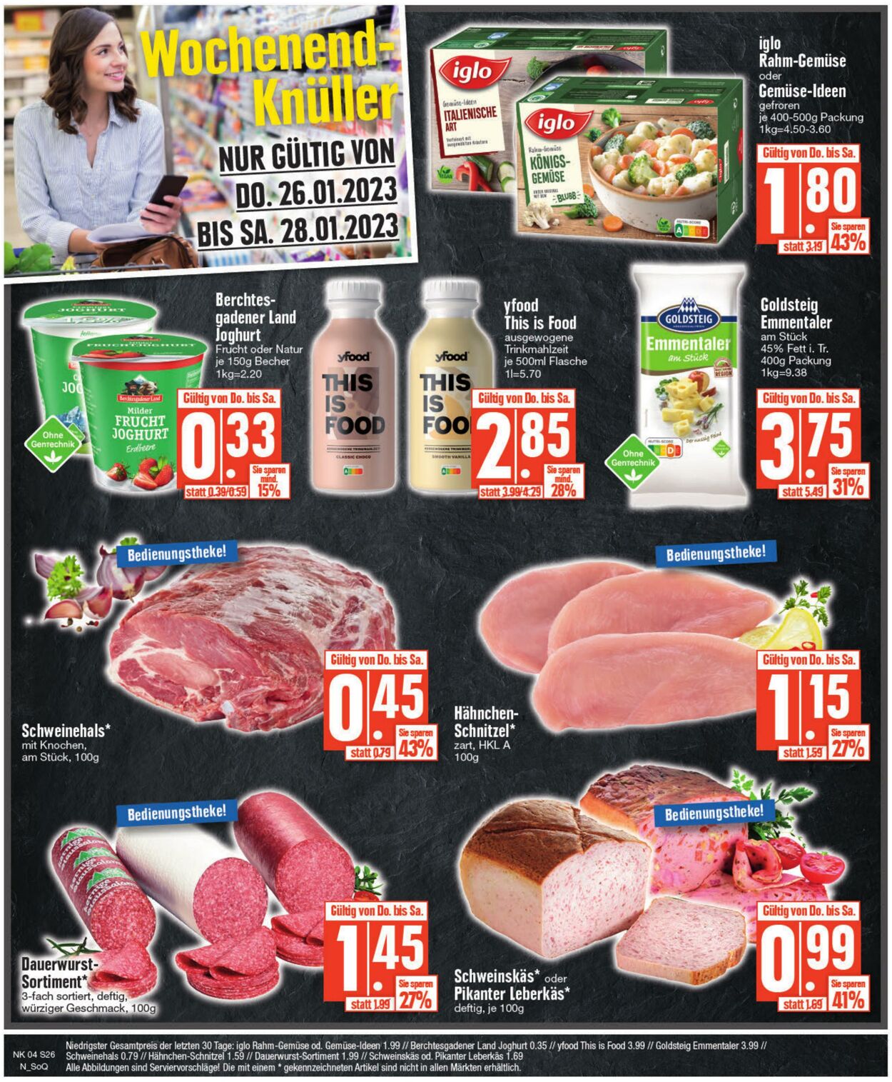 Prospekt Edeka 23.01.2023 - 28.01.2023