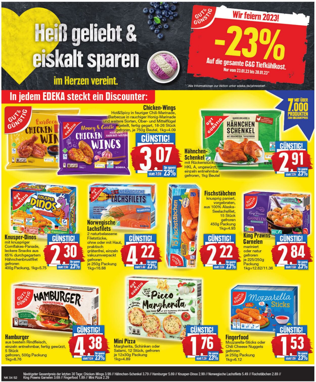 Prospekt Edeka 23.01.2023 - 28.01.2023