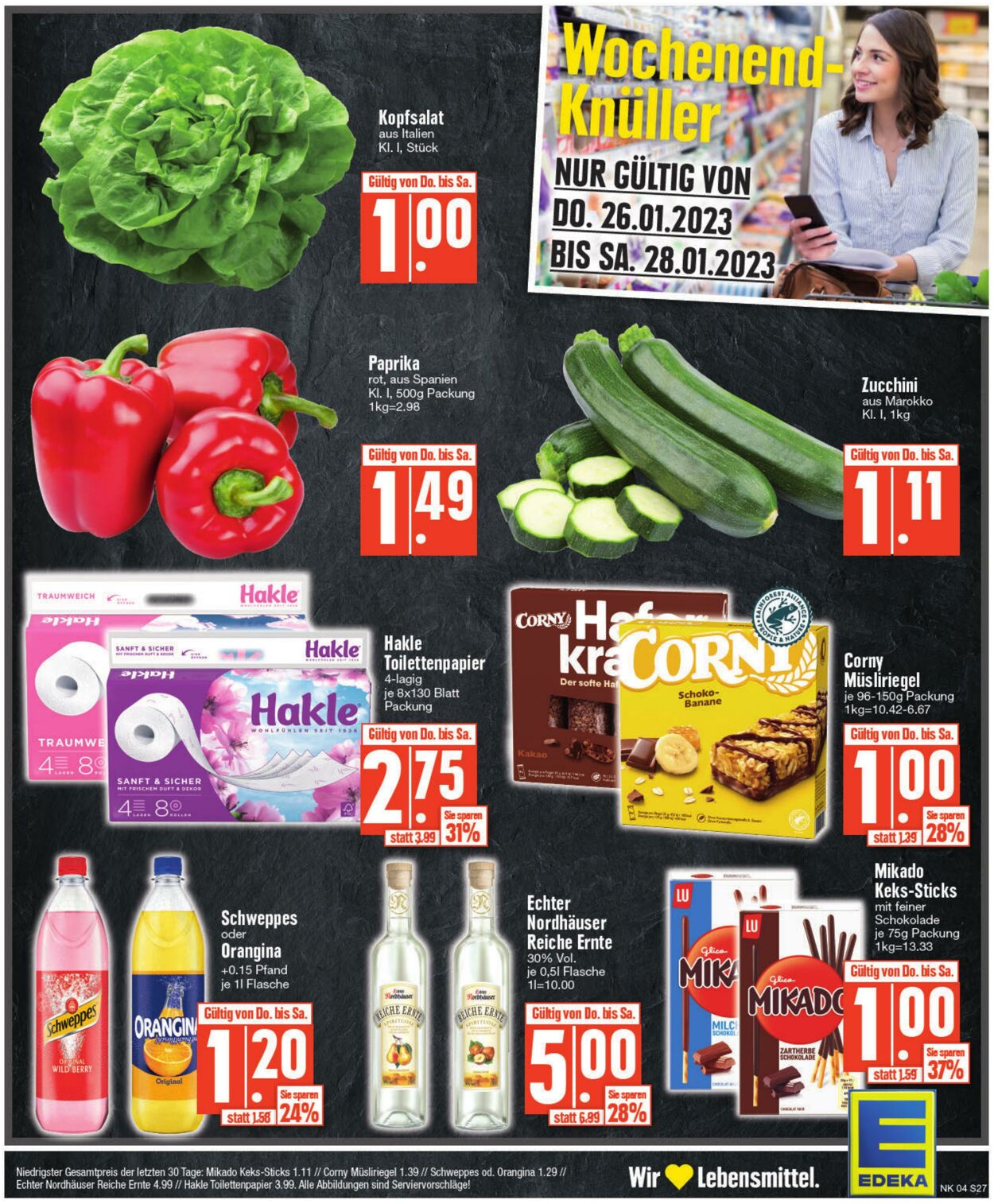 Prospekt Edeka 23.01.2023 - 28.01.2023