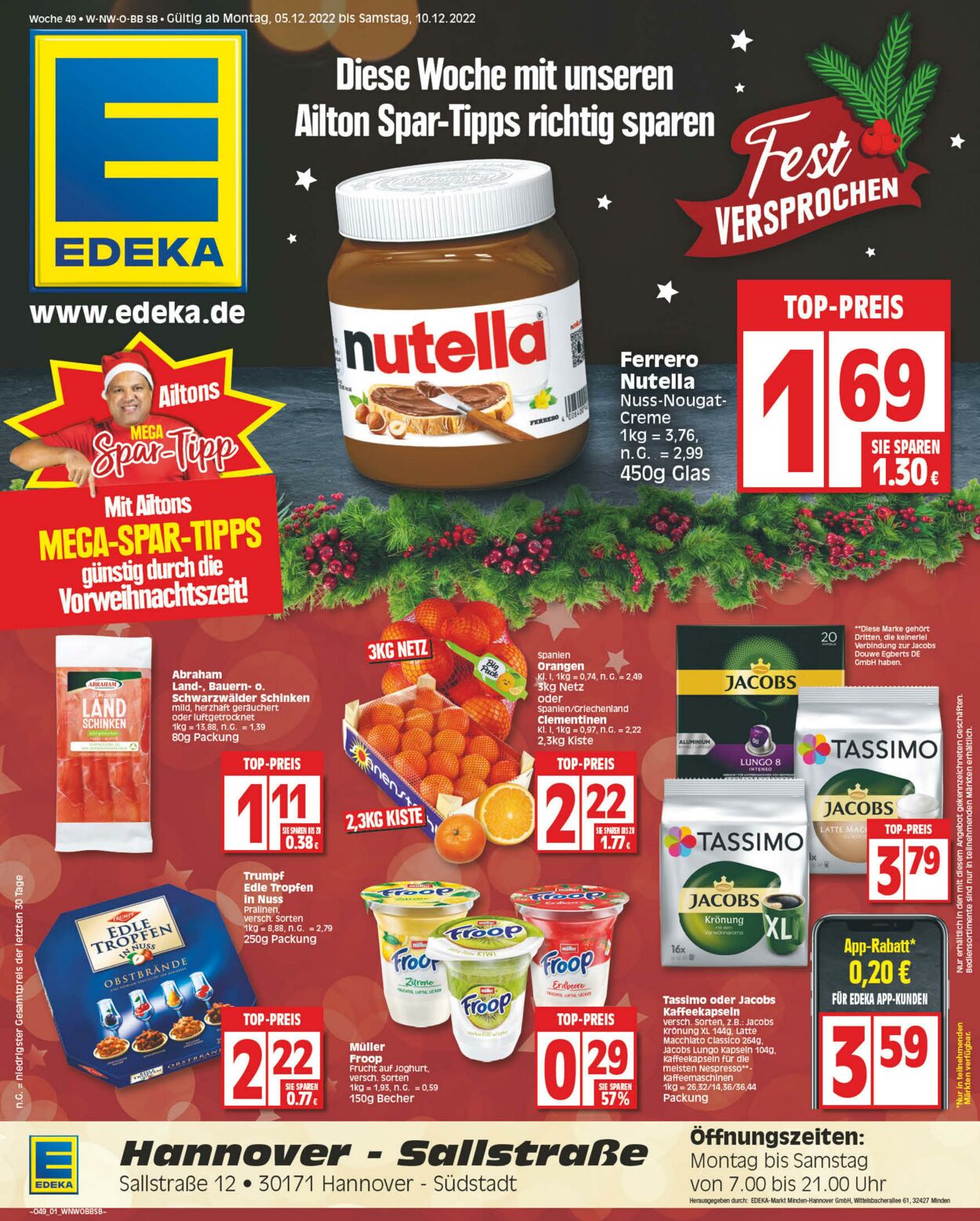 Prospekt Edeka 05.12.2022 - 10.12.2022