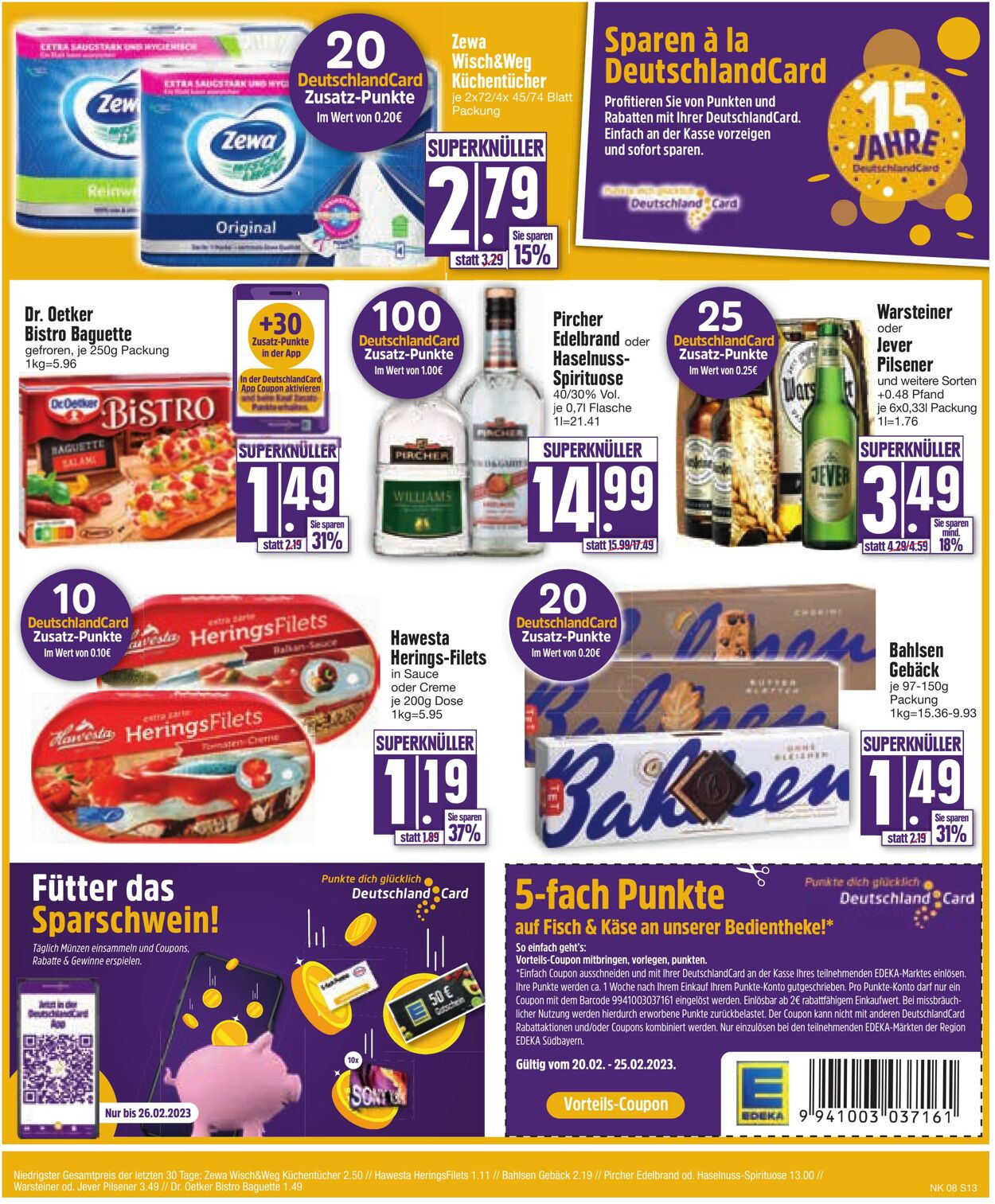 Prospekt Edeka 20.02.2023 - 25.02.2023