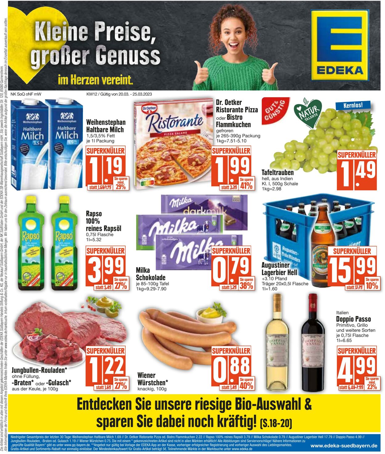 Prospekt Edeka 20.03.2023 - 25.03.2023