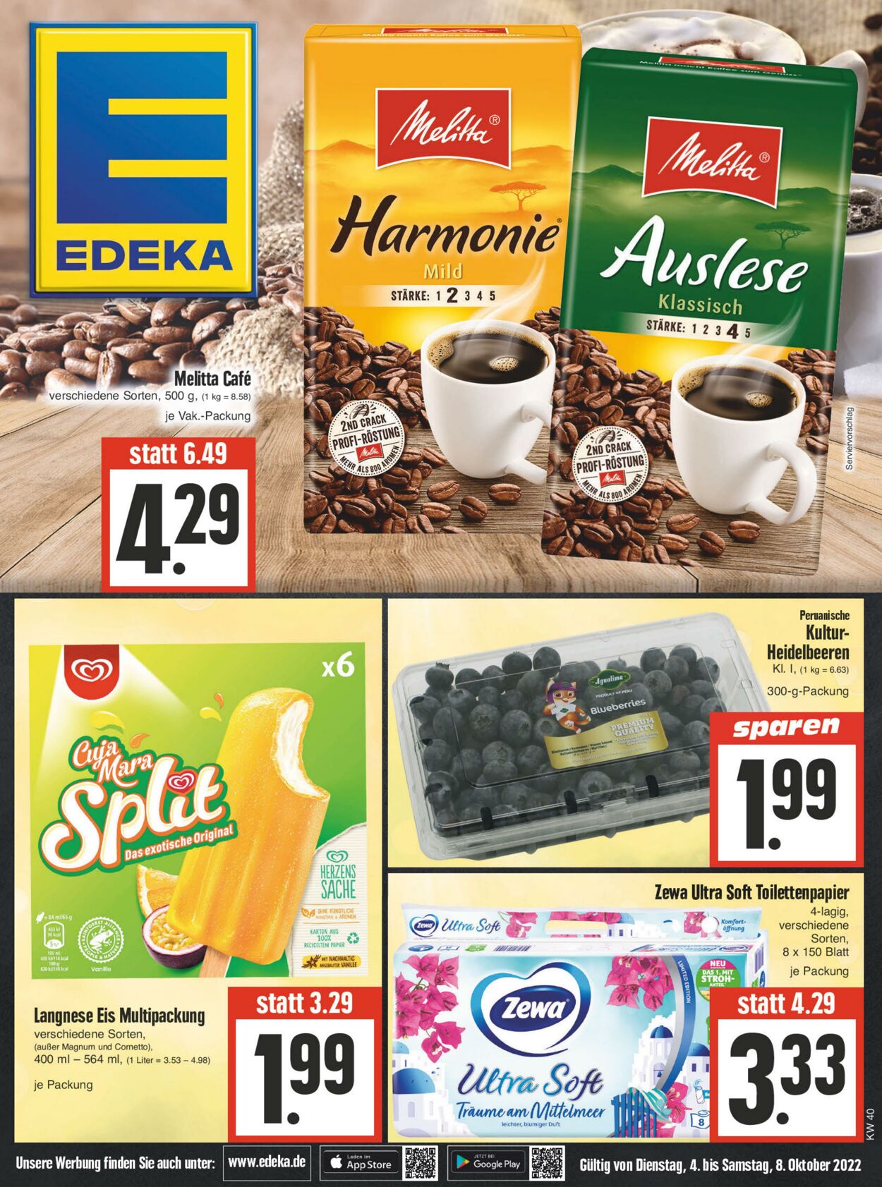 Prospekt Edeka 04.10.2022 - 08.10.2022