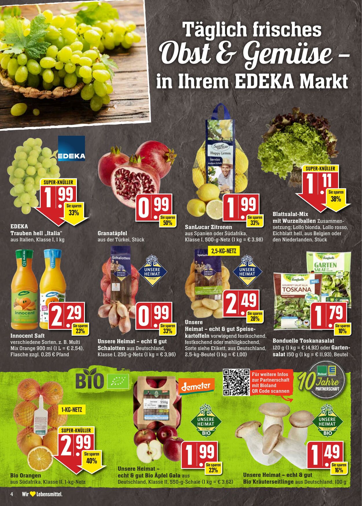 Prospekt Edeka 17.10.2022 - 22.10.2022