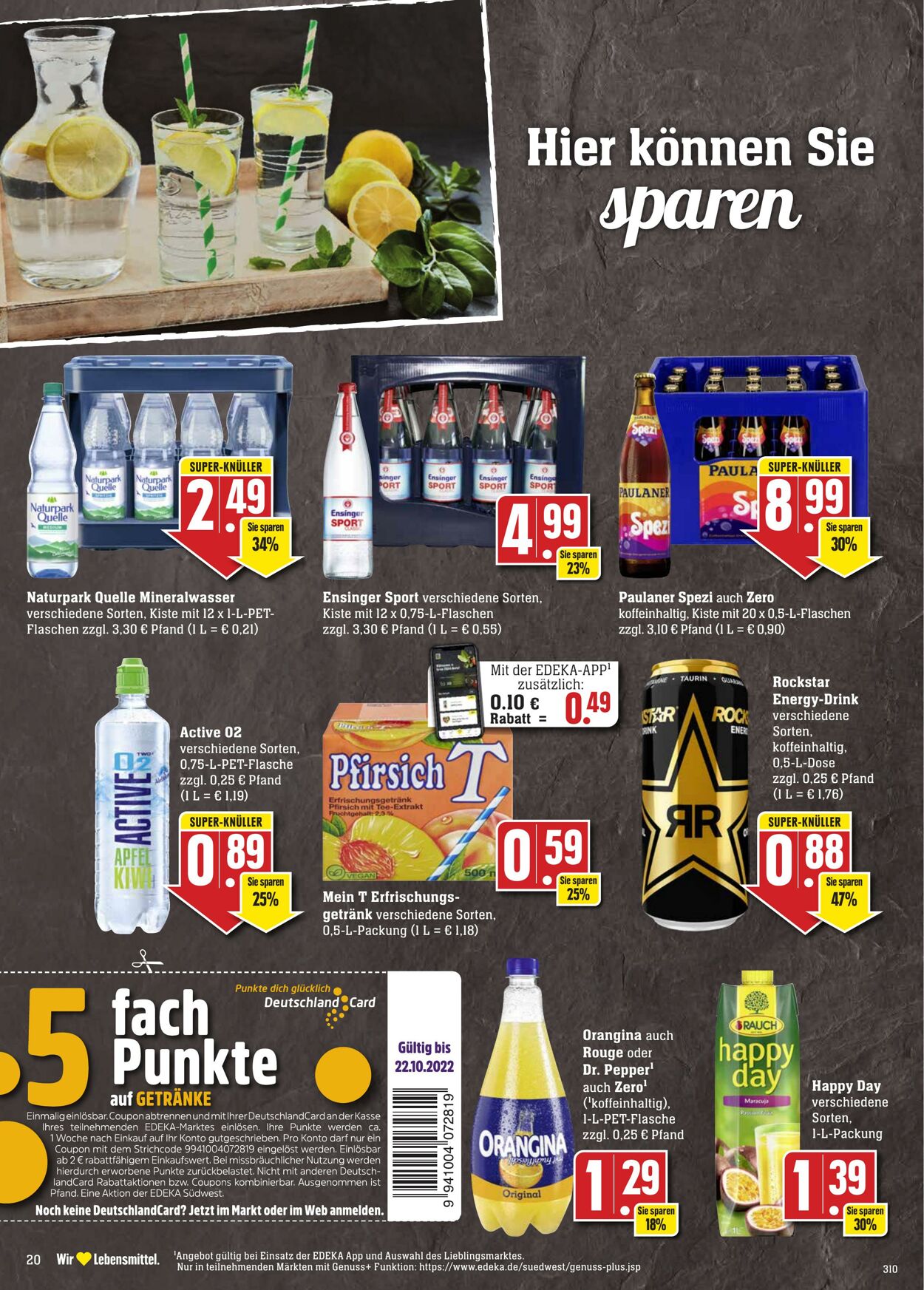 Prospekt Edeka 17.10.2022 - 22.10.2022