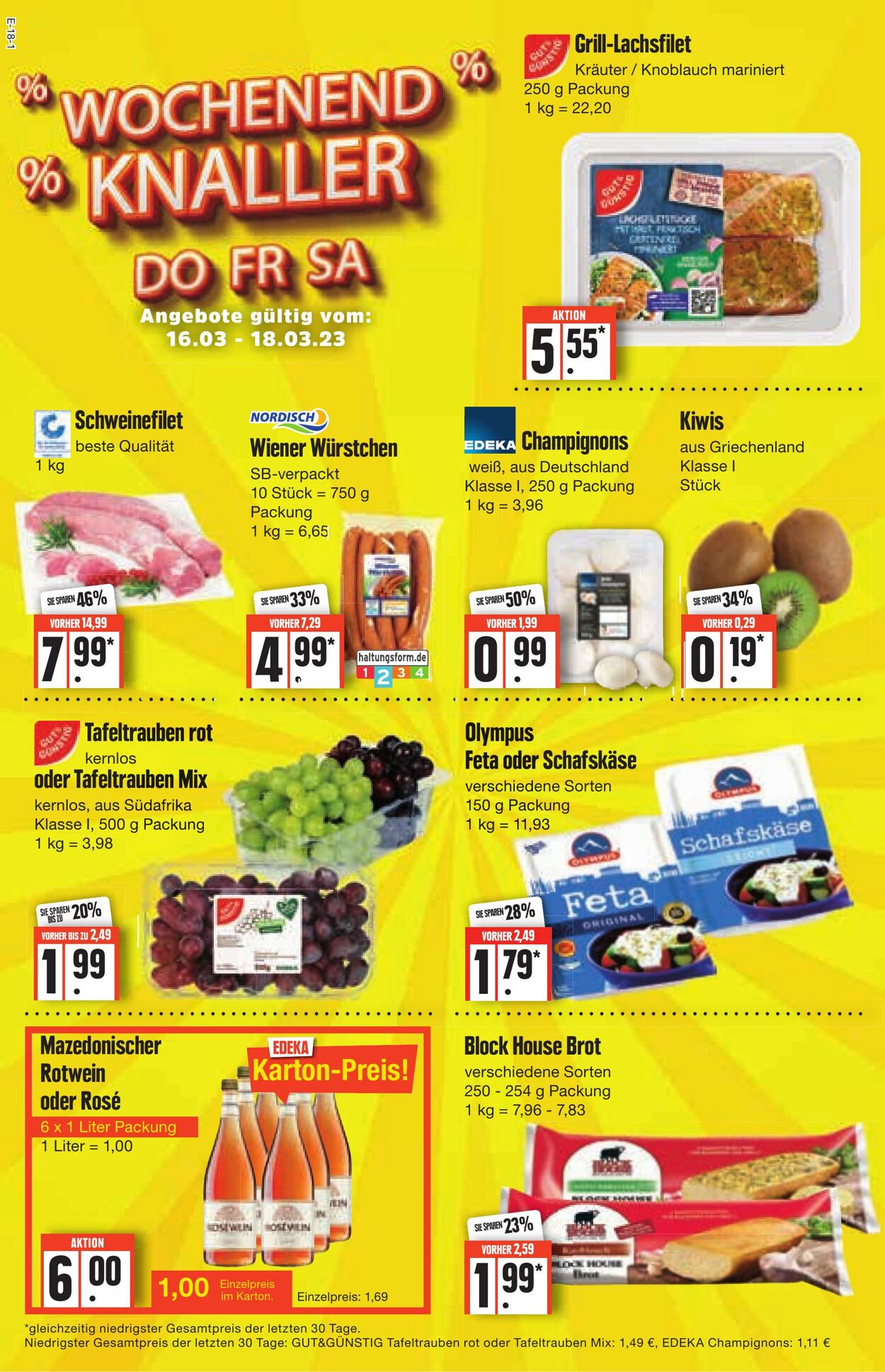 Prospekt Edeka 13.03.2023 - 18.03.2023